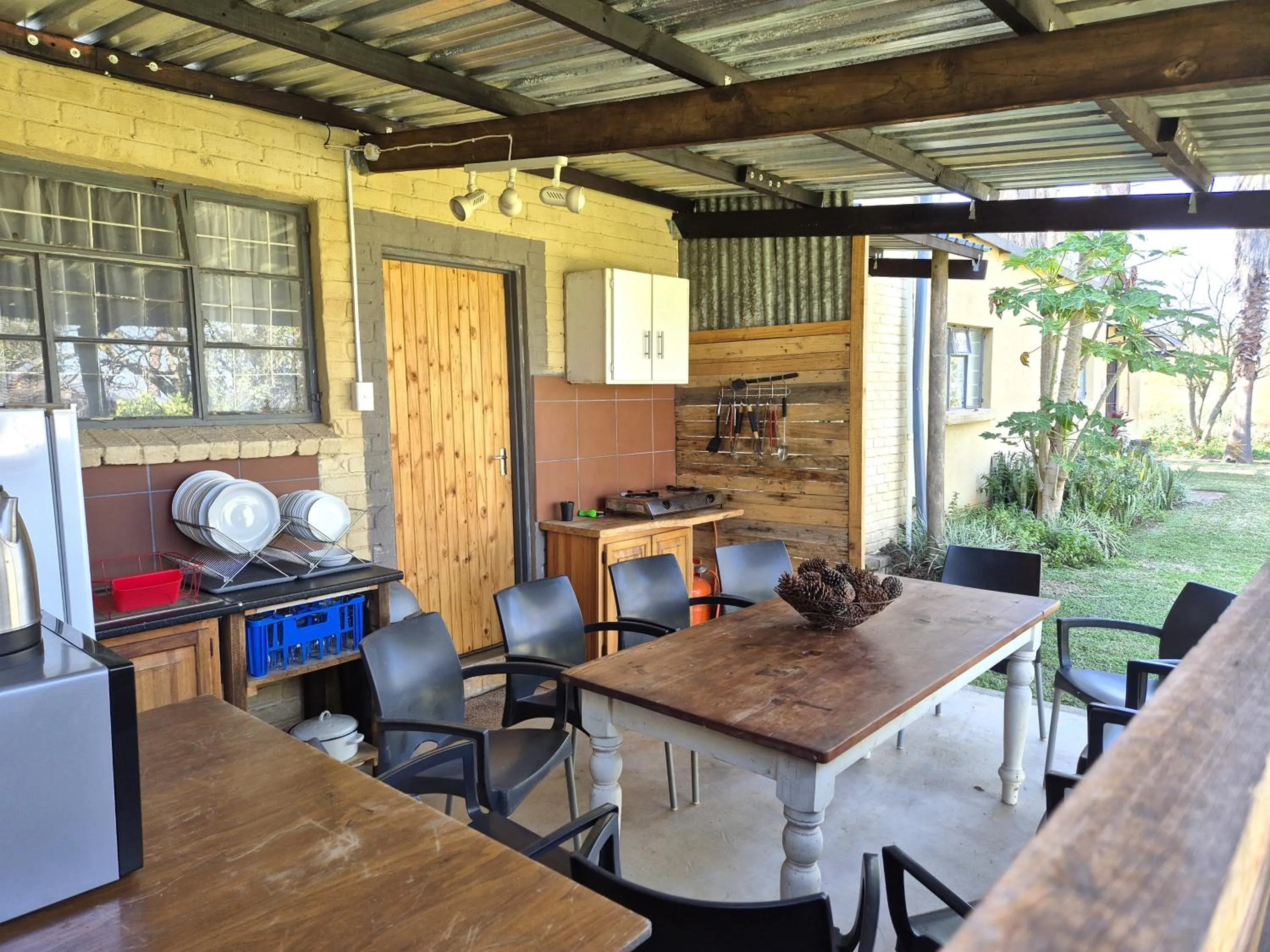 Kitchen or kitchenette in KatiKati Eco Lodge
