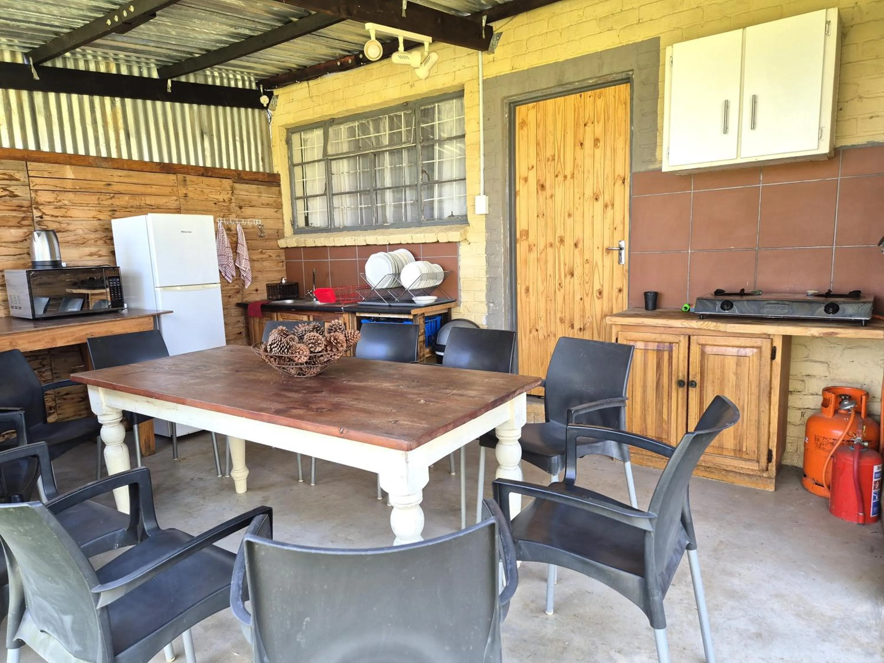 Patio in KatiKati Eco Lodge