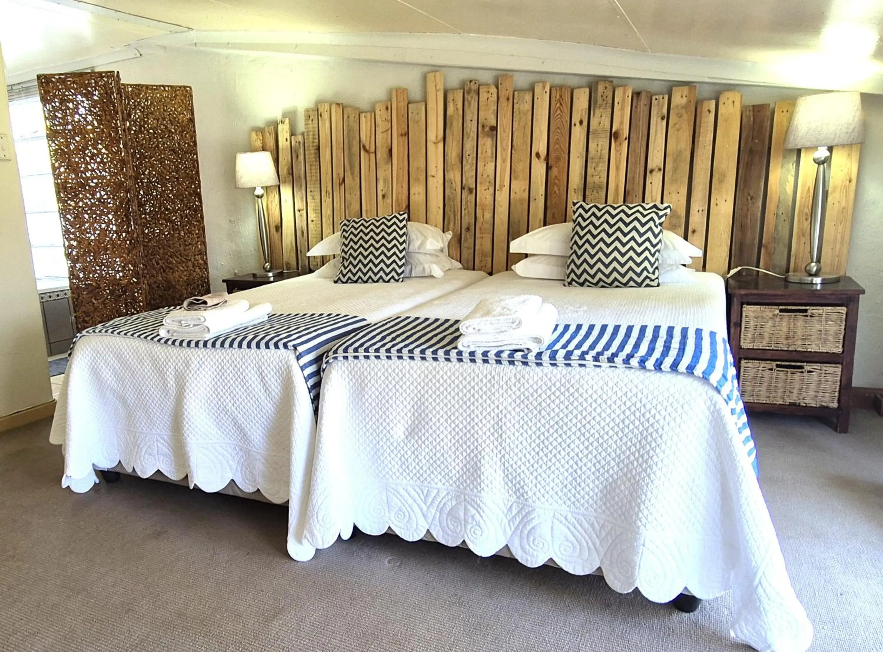 Bed in KatiKati Eco Lodge