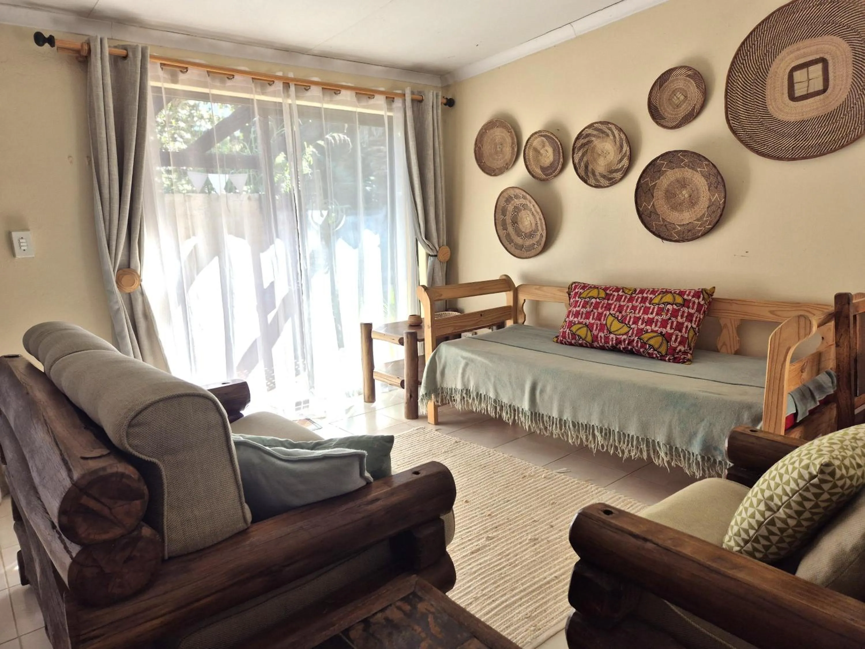 View (from property/room), Bed in KatiKati Eco Lodge