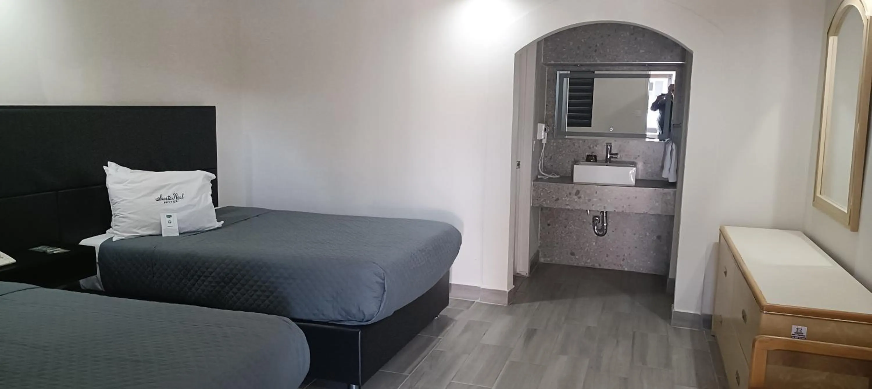 Bed in Hotel Siesta Real