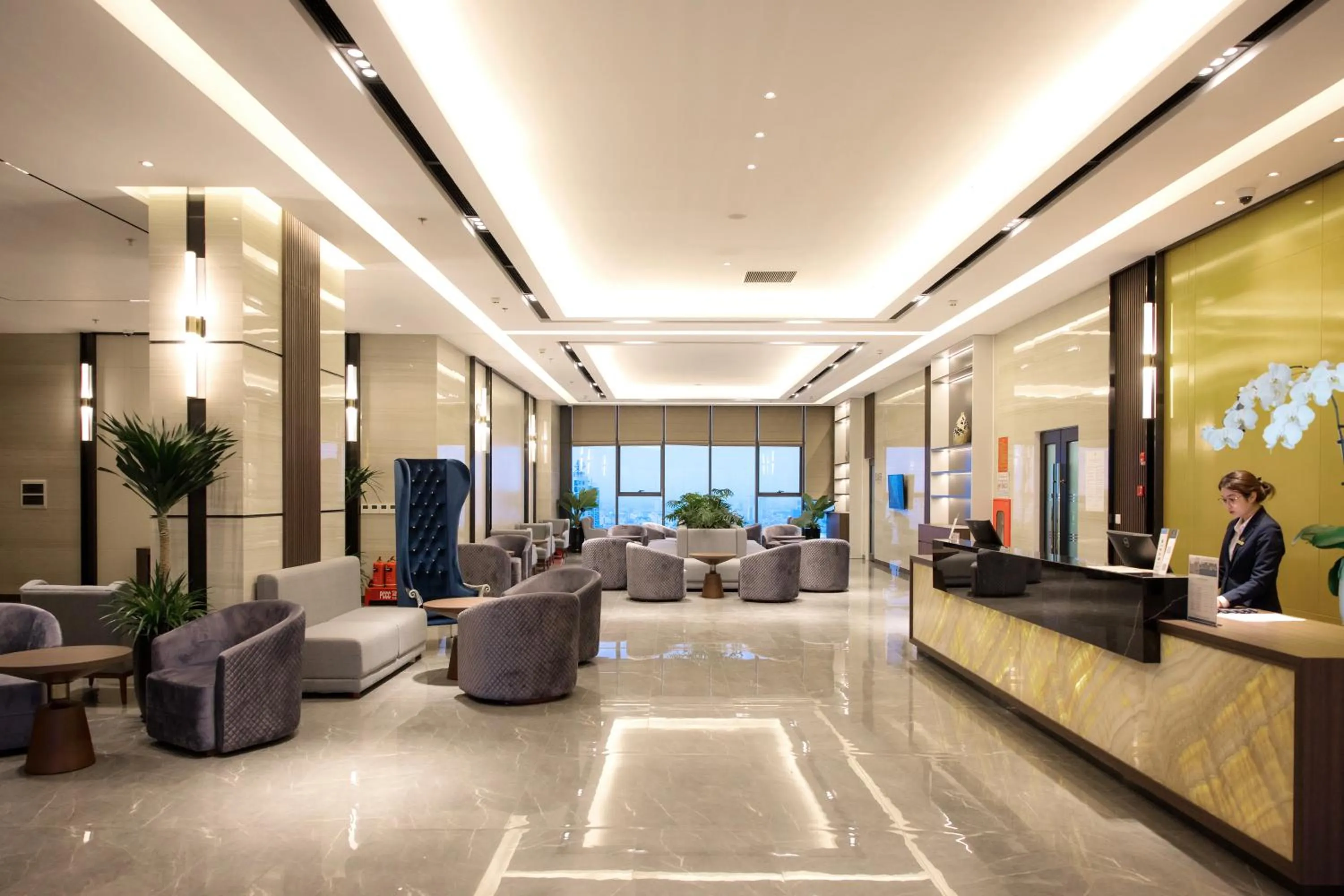 Lobby or reception in Grand K Hotel Suites Hanoi