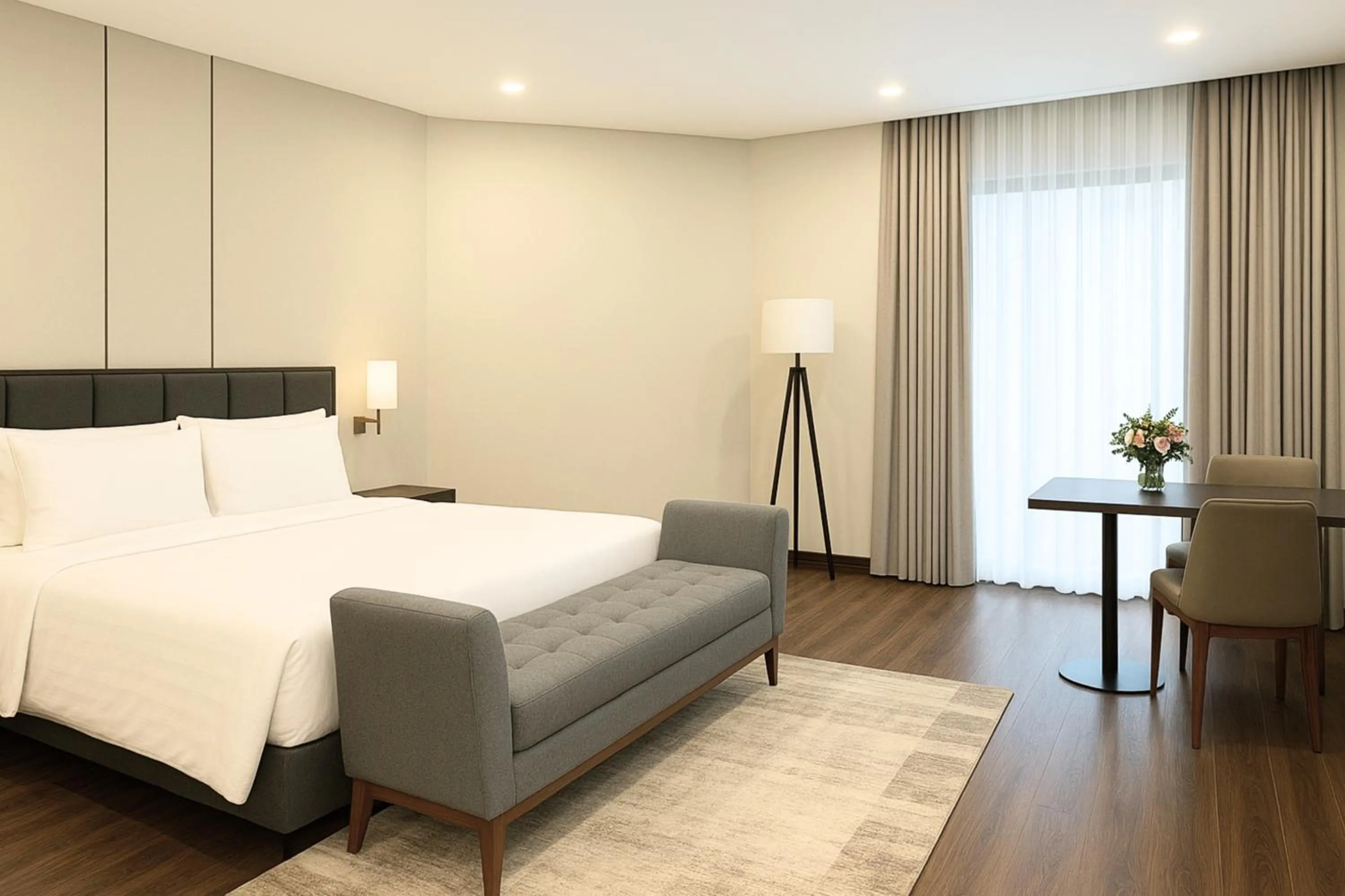 Bedroom, Bed in Grand K Hotel Suites Hanoi