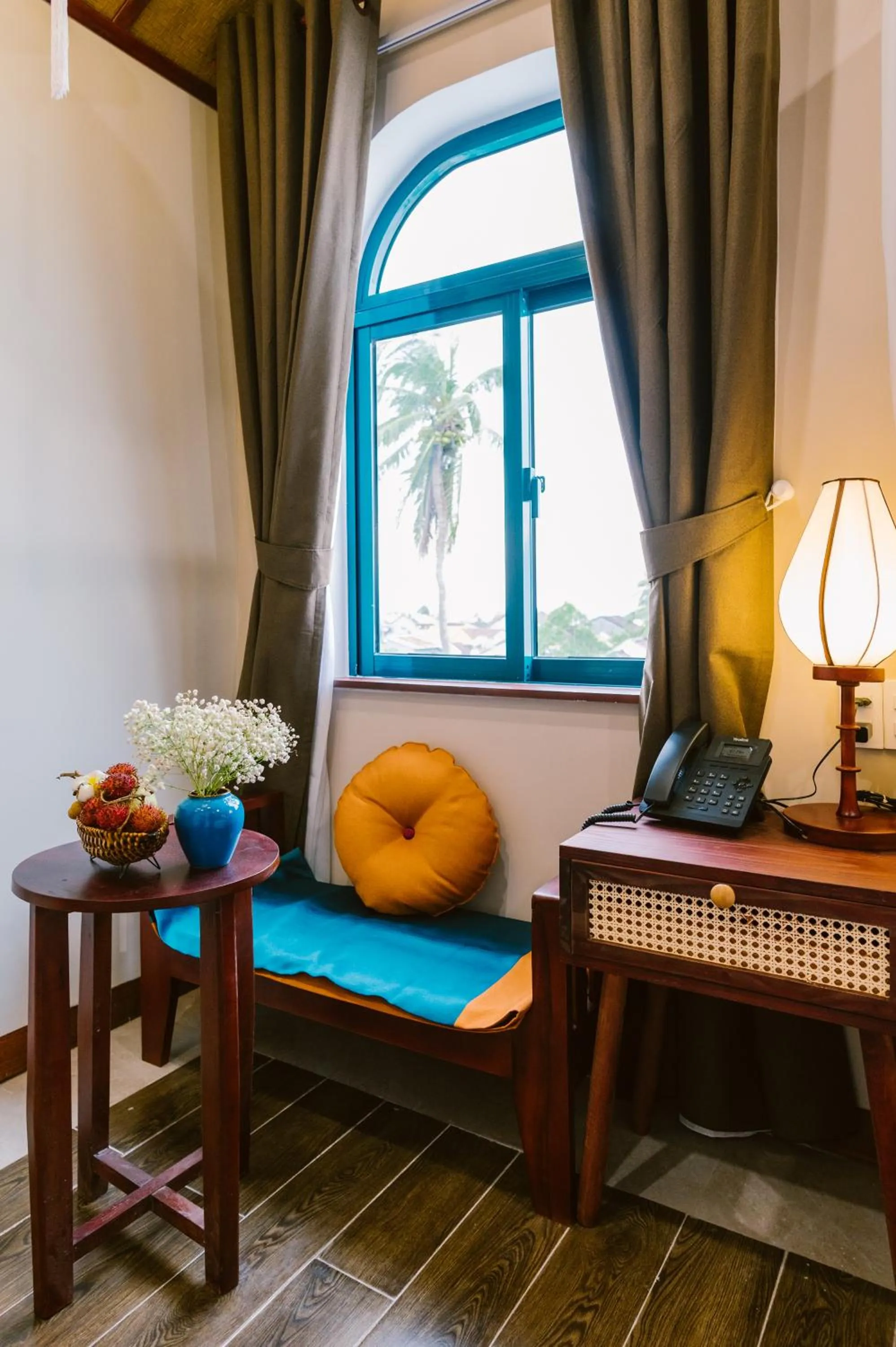 Seating area in De'Colore Villa Hoi An