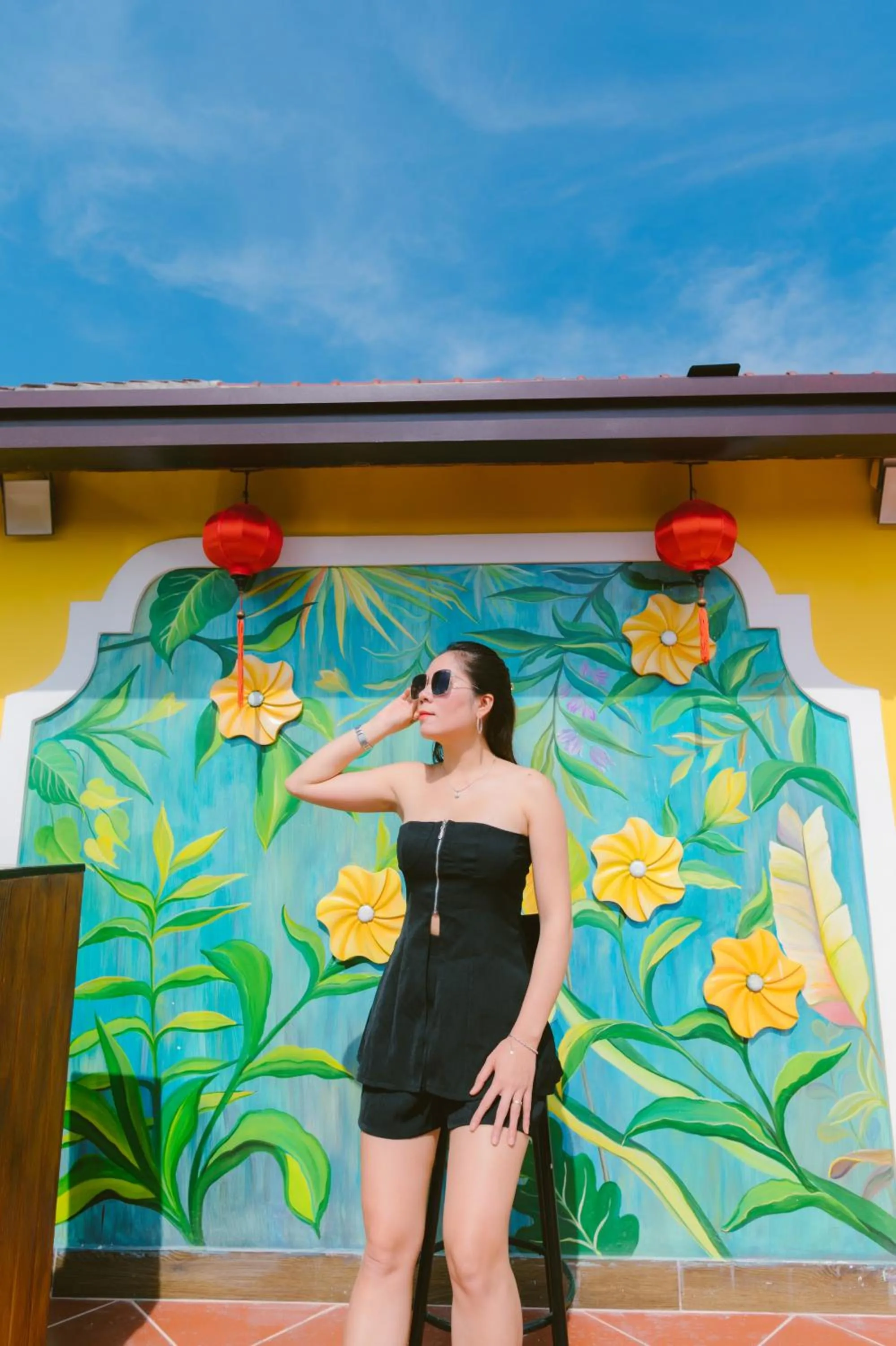Balcony/Terrace in De'Colore Villa Hoi An