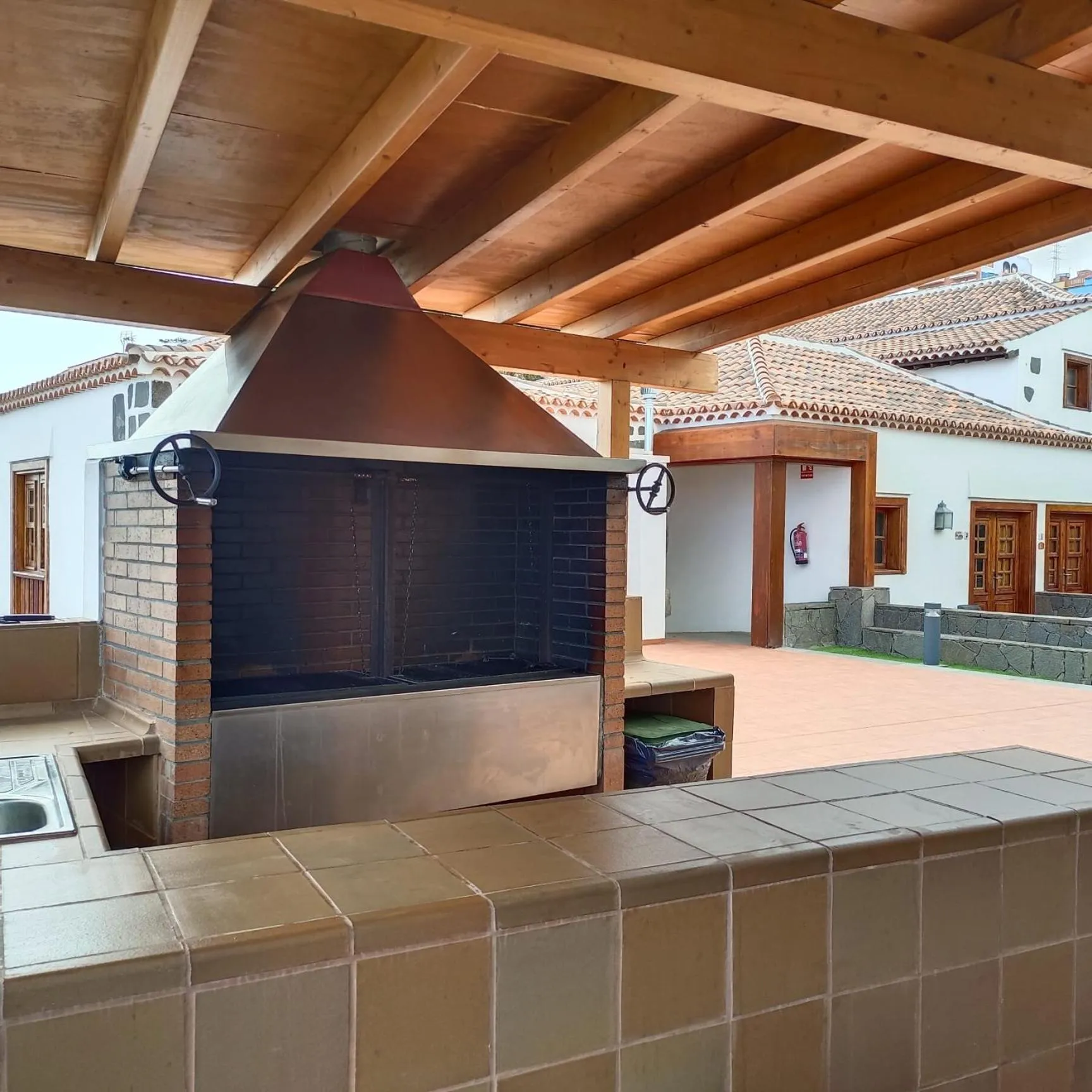 BBQ facilities in Hotel Rural Casablanca