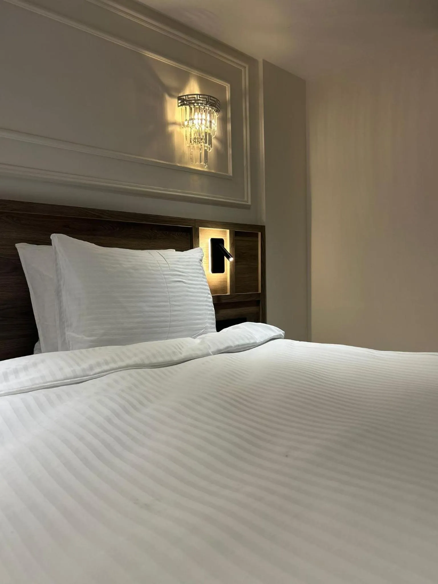 Bed in Prime Bosphorus Hotel