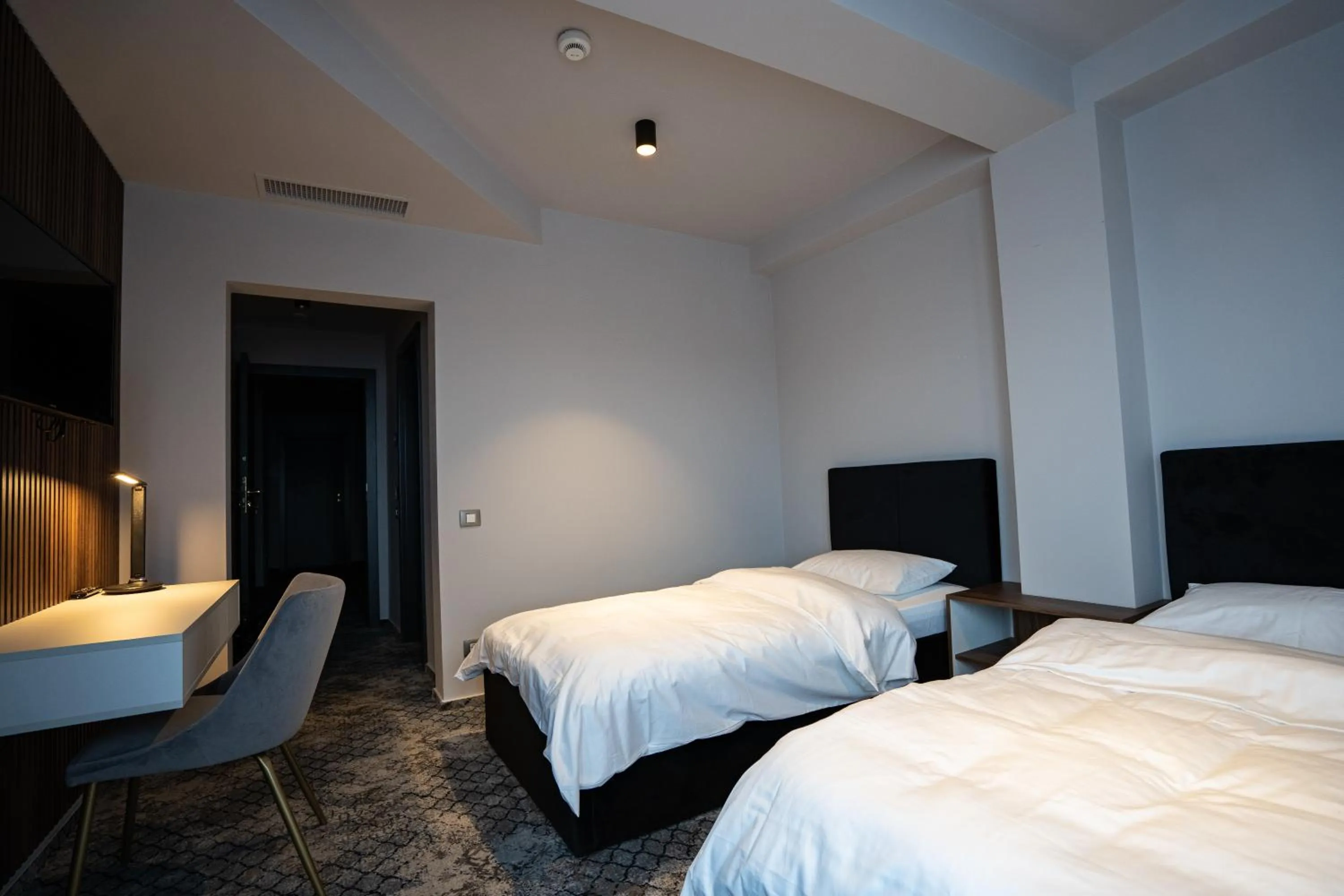 Bed in Hotel Cristal