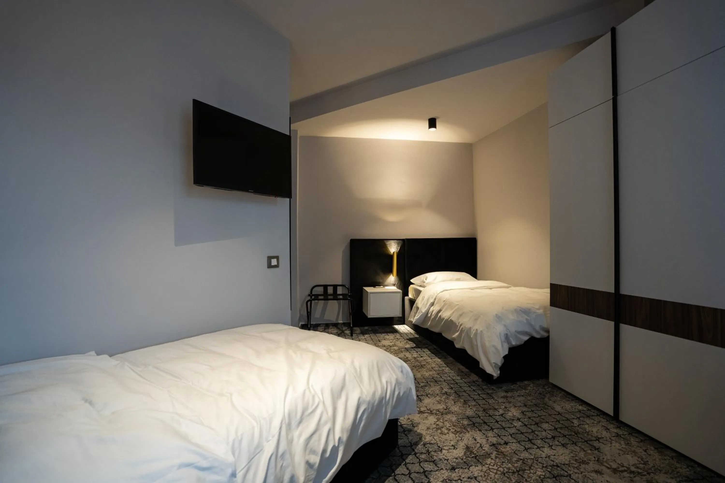 Bed in Hotel Cristal