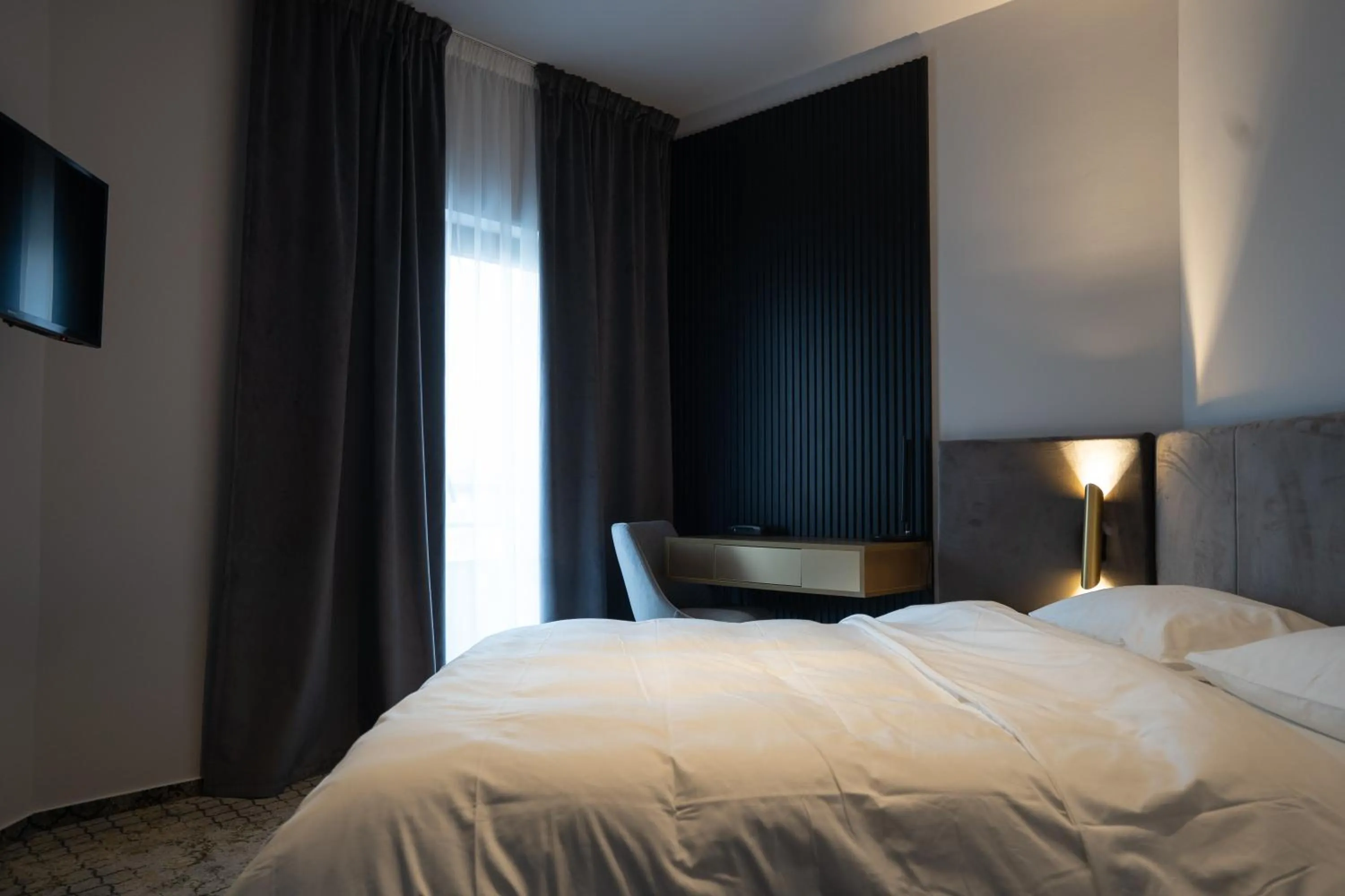 Bed in Hotel Cristal