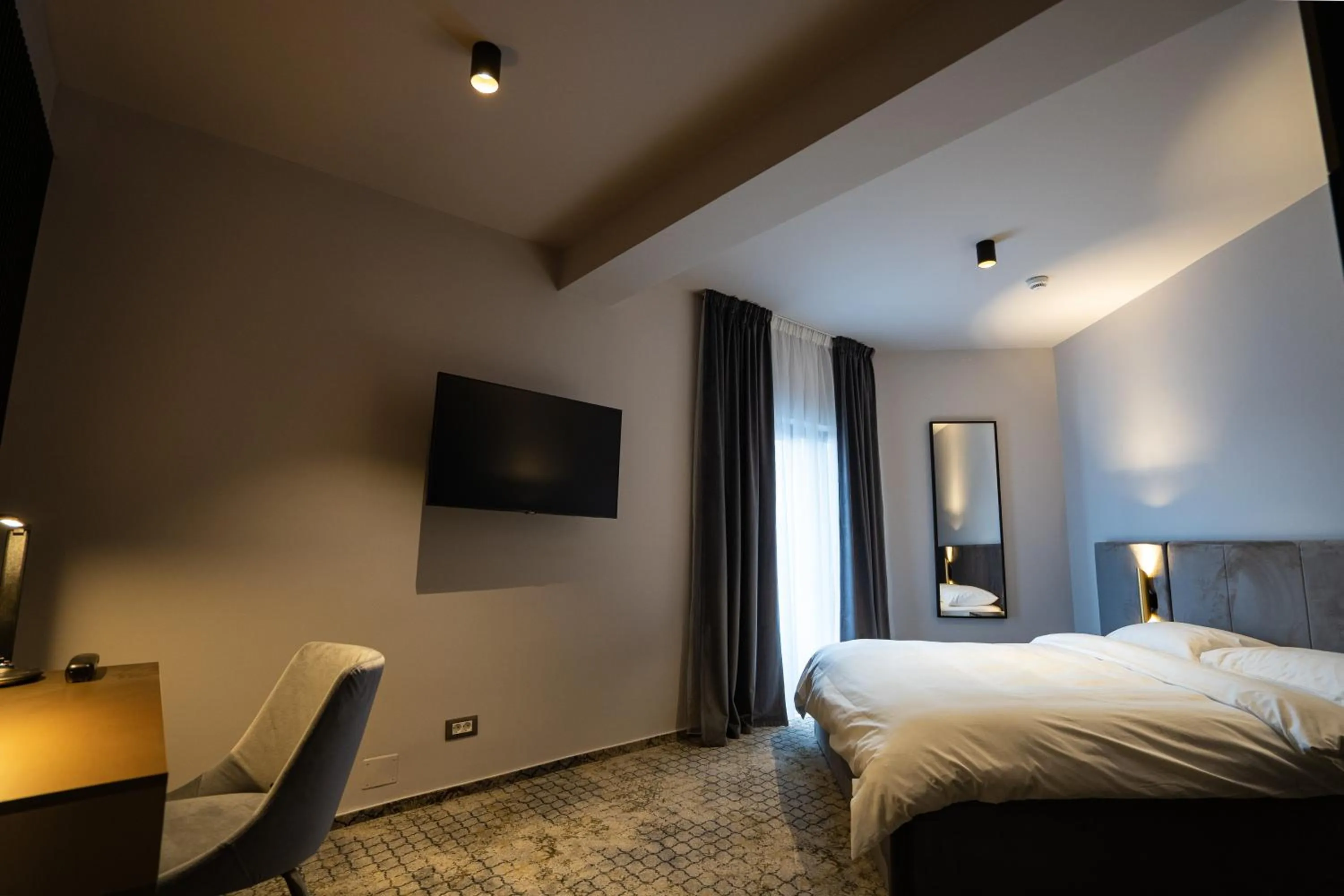 Bed in Hotel Cristal