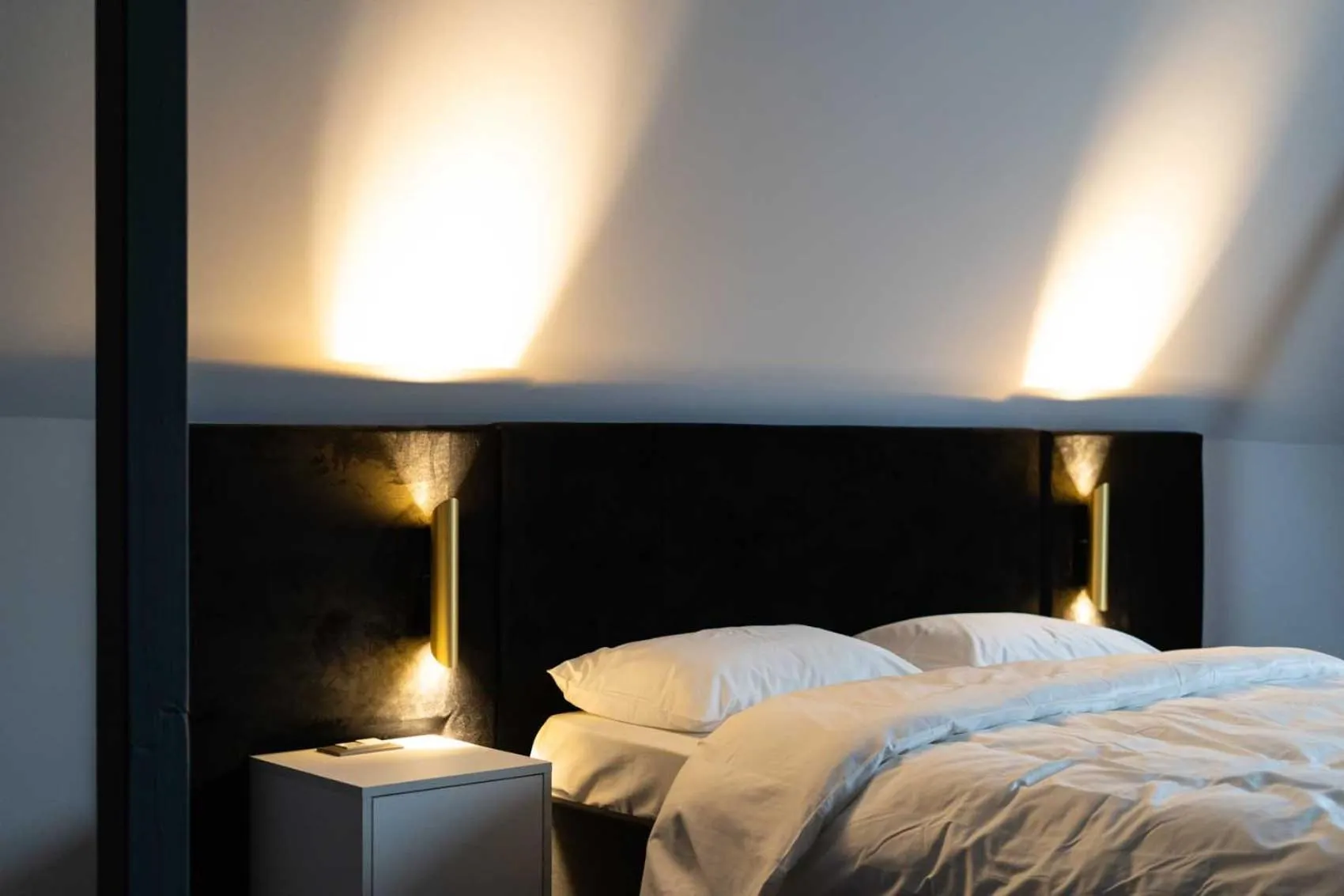 Bed in Hotel Cristal