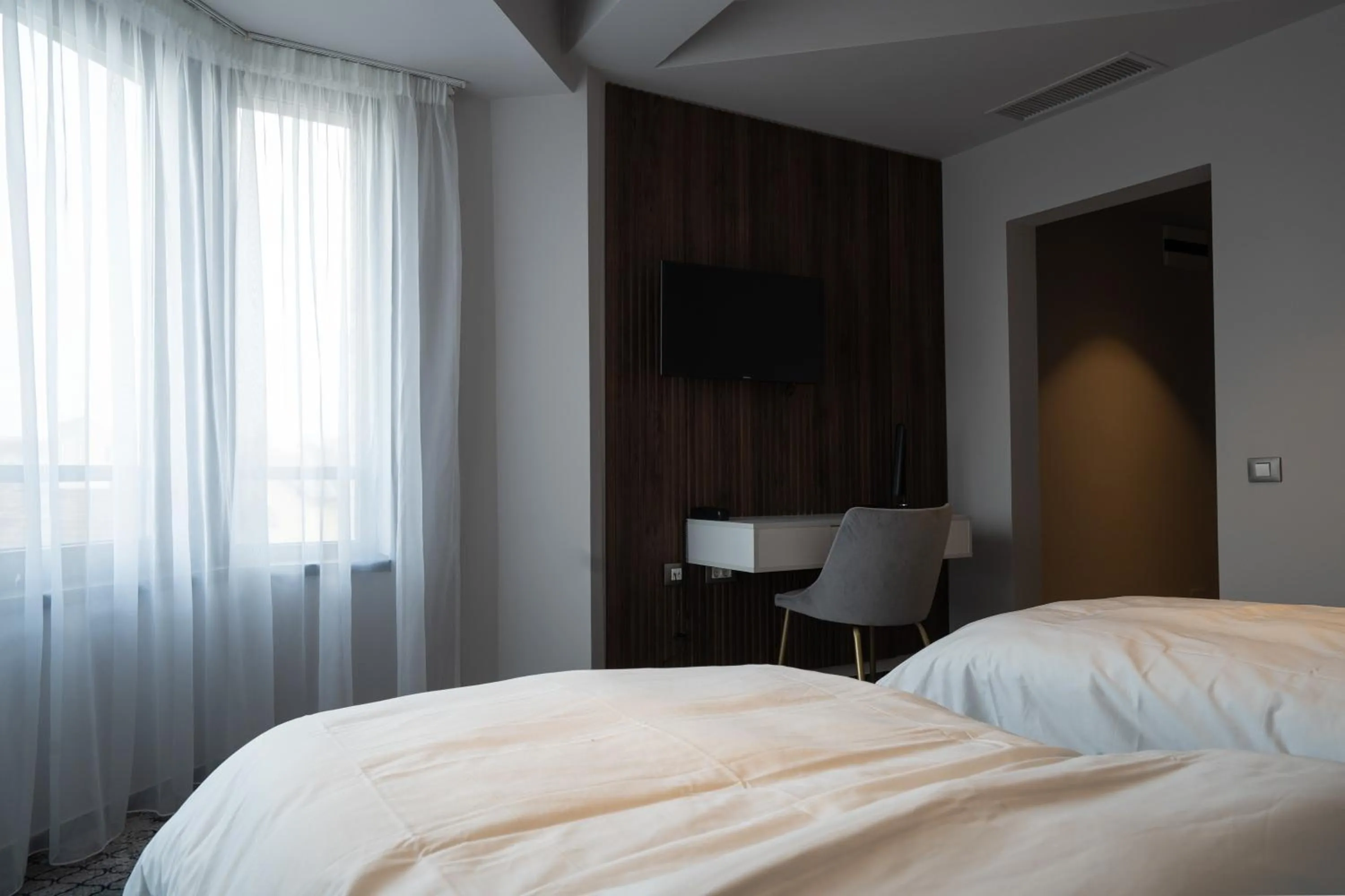 Bed in Hotel Cristal