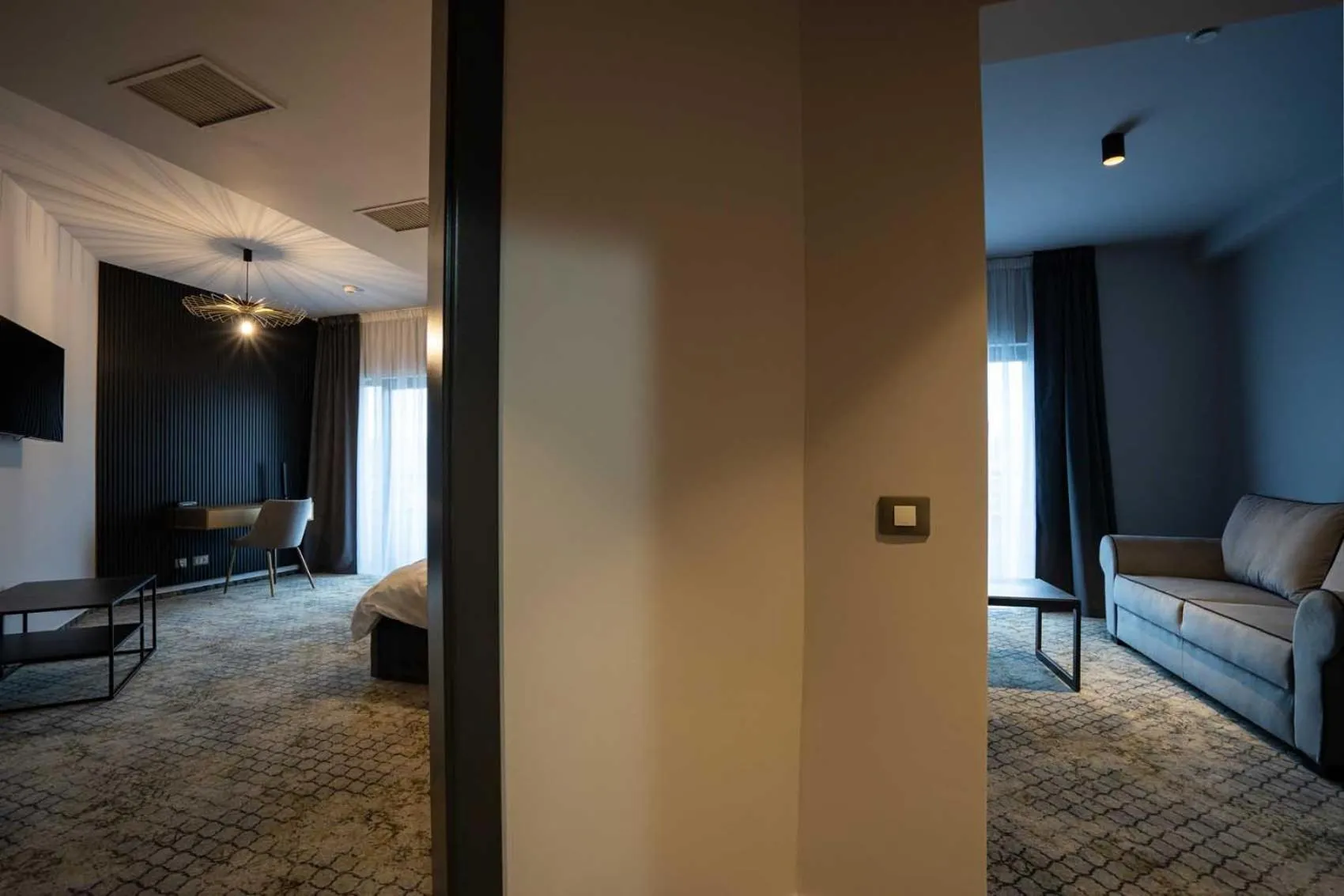 Bed in Hotel Cristal