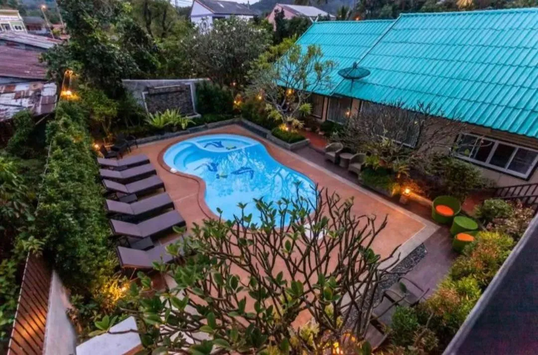 Balcony/Terrace in Areeya Phubeach Resort Coliving Coworking