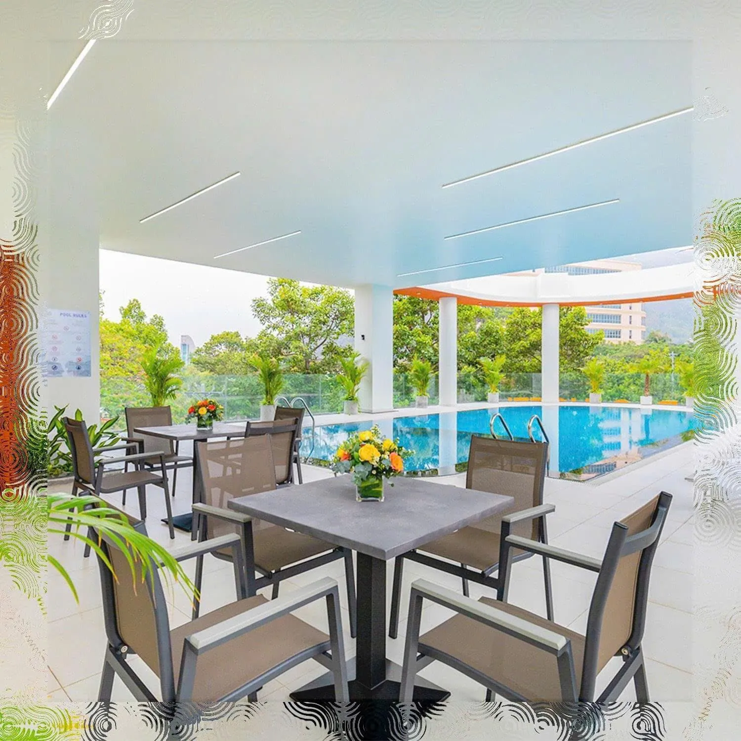 Seating area in Petro House Vung Tau - Block A