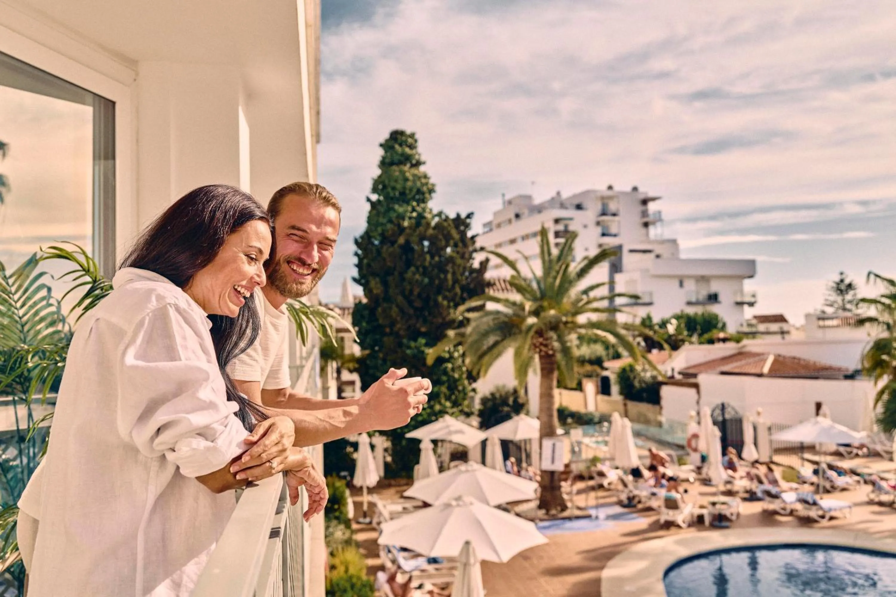 Pool view in Beneste Villa Flamenca Hotel