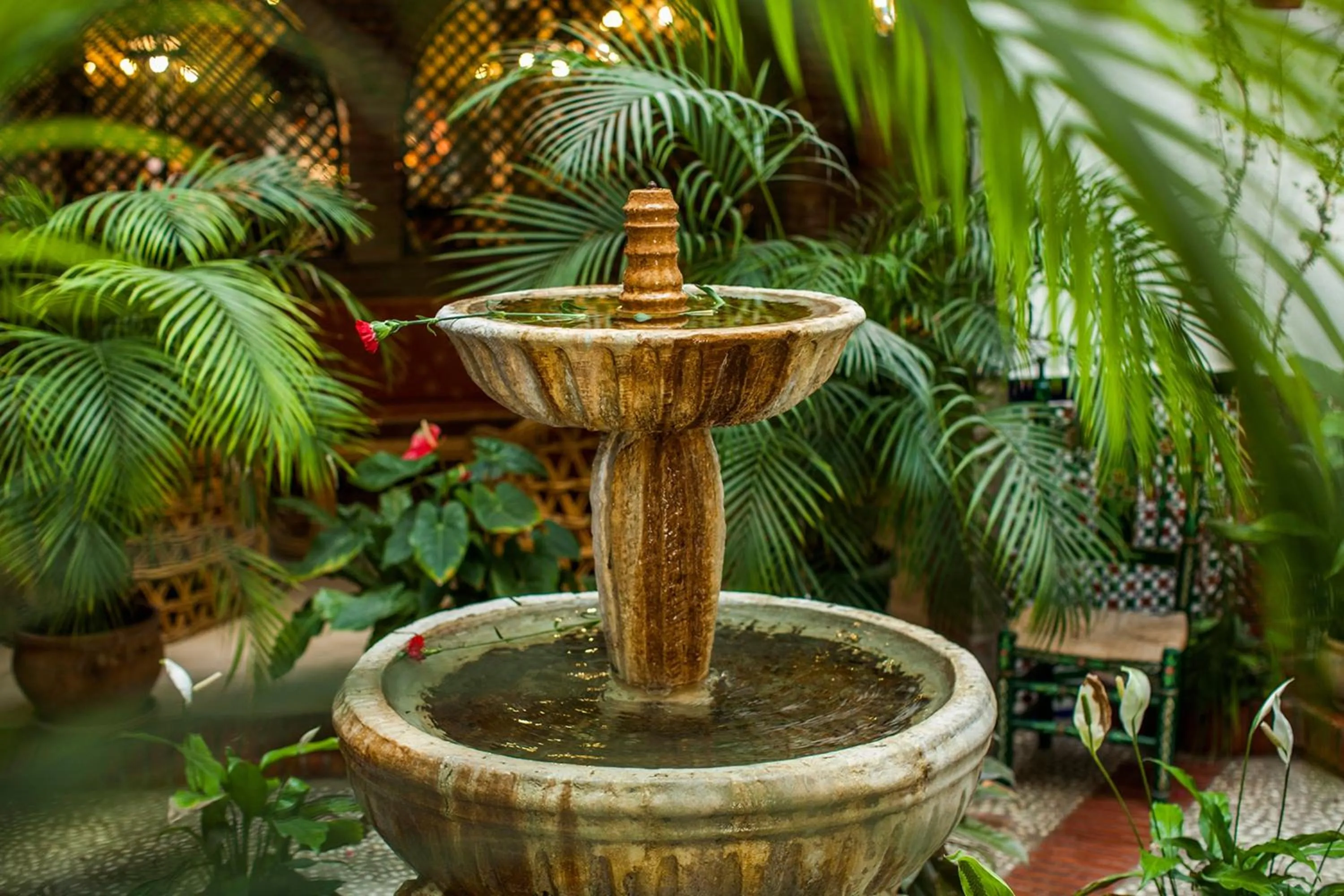 Decorative detail in Hotel Villa Flamenca