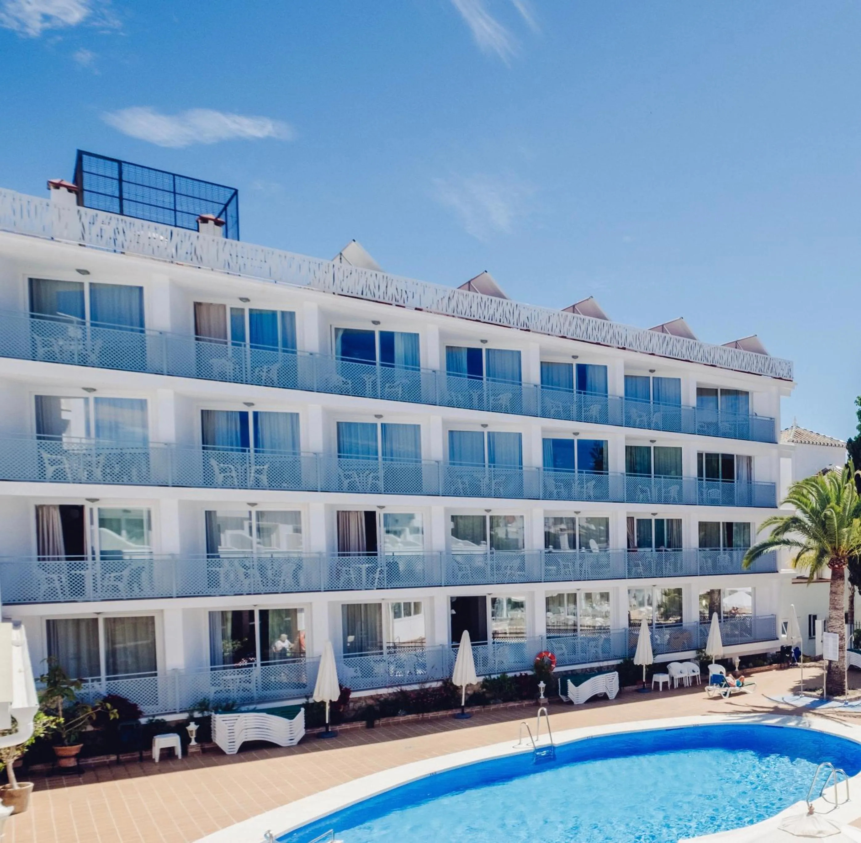 Bedroom in Hotel Villa Flamenca