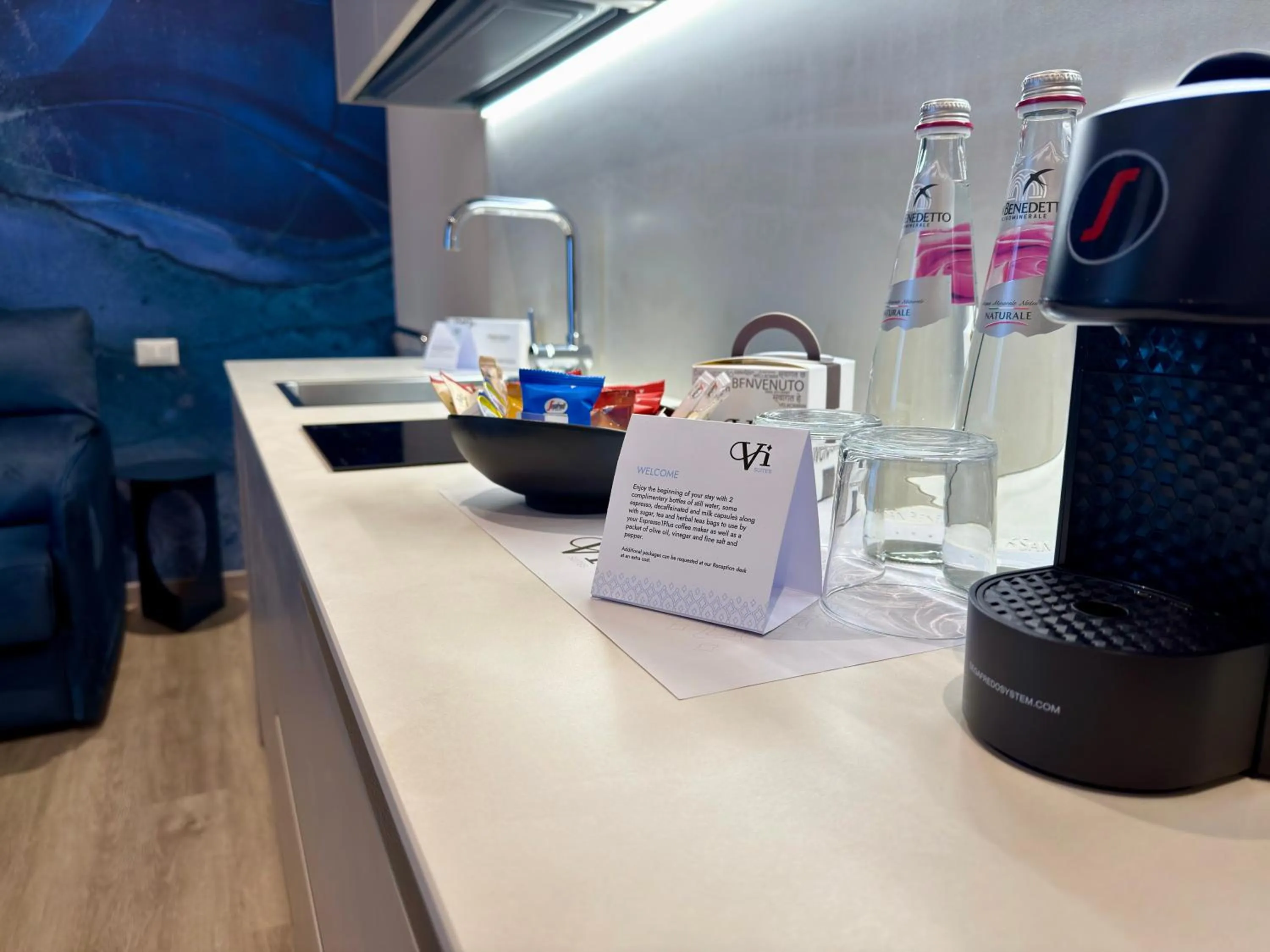 Coffee/tea facilities in Vi Suites