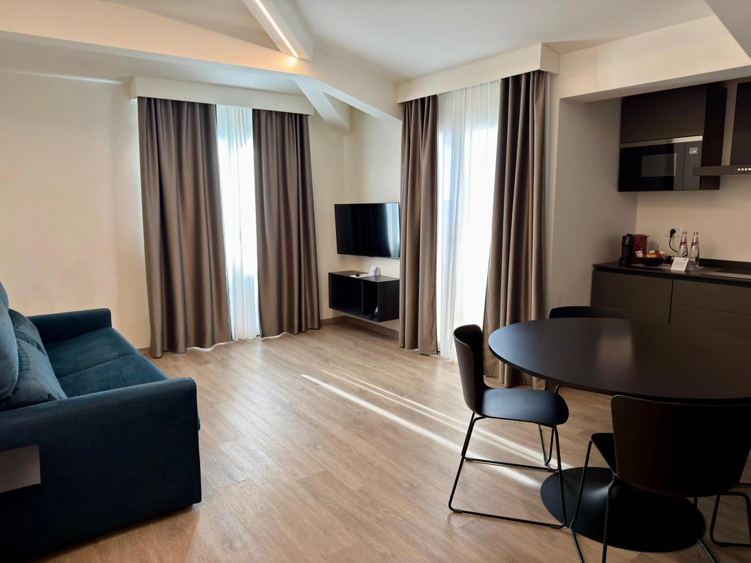 Living room in Vi Suites