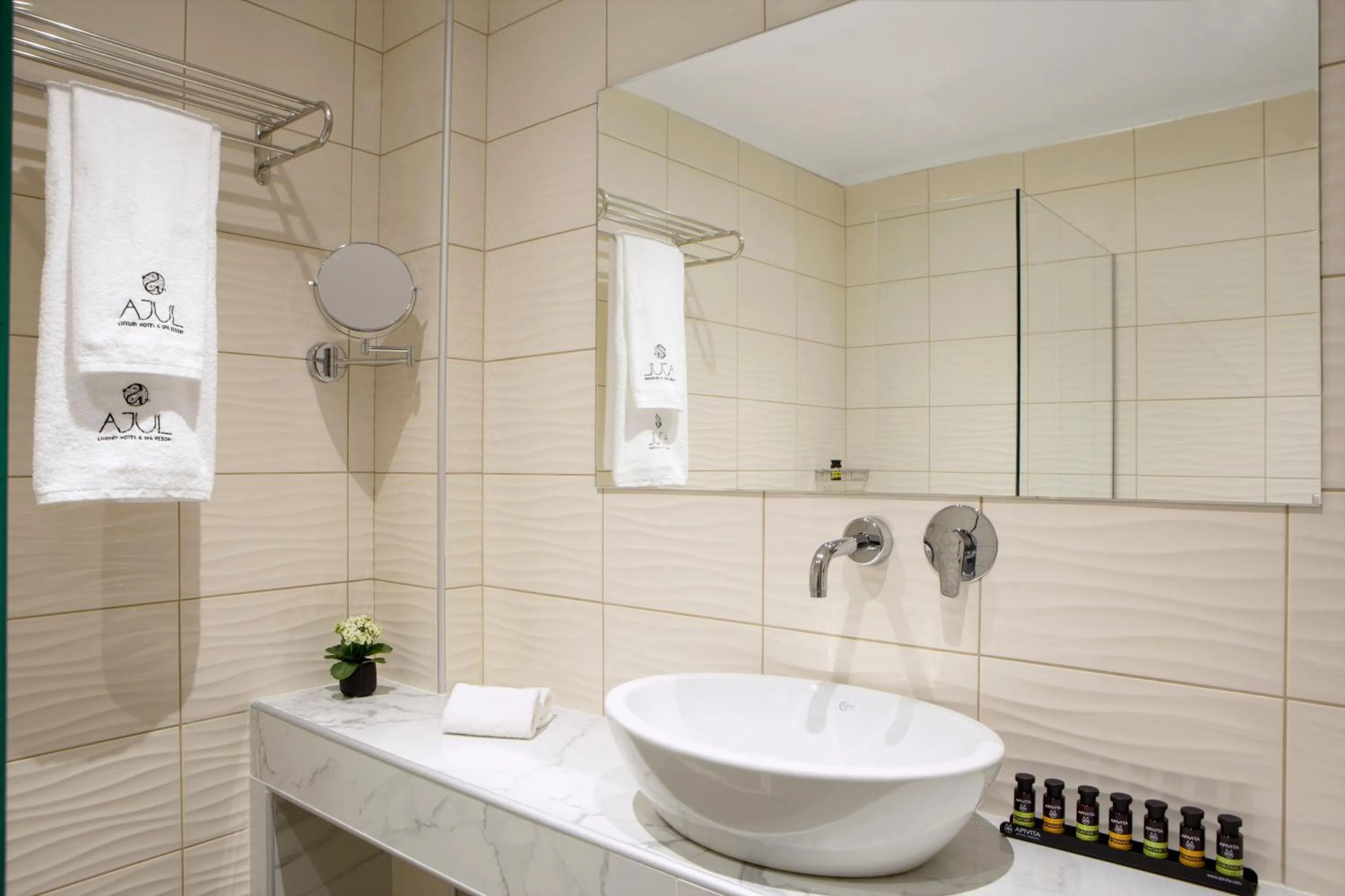 Shower in Ajul Luxury Hotel & Spa Resort, a Registry Collection Hotel