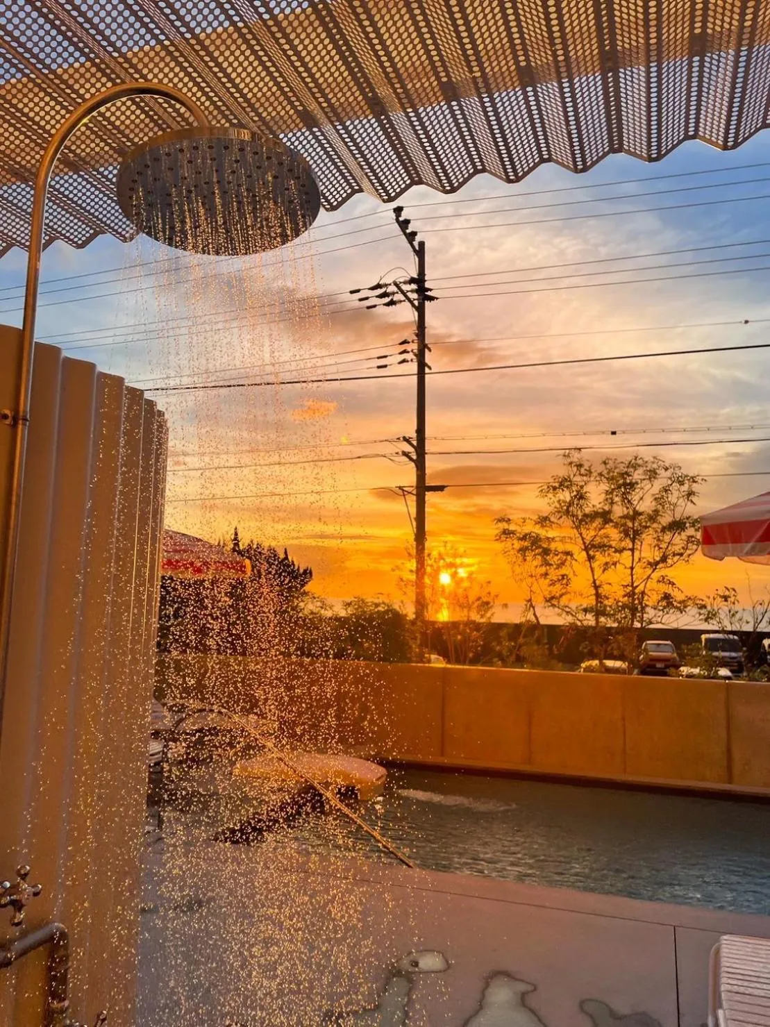 Sunset in KAMOME SLOW HOTEL the COMPACT