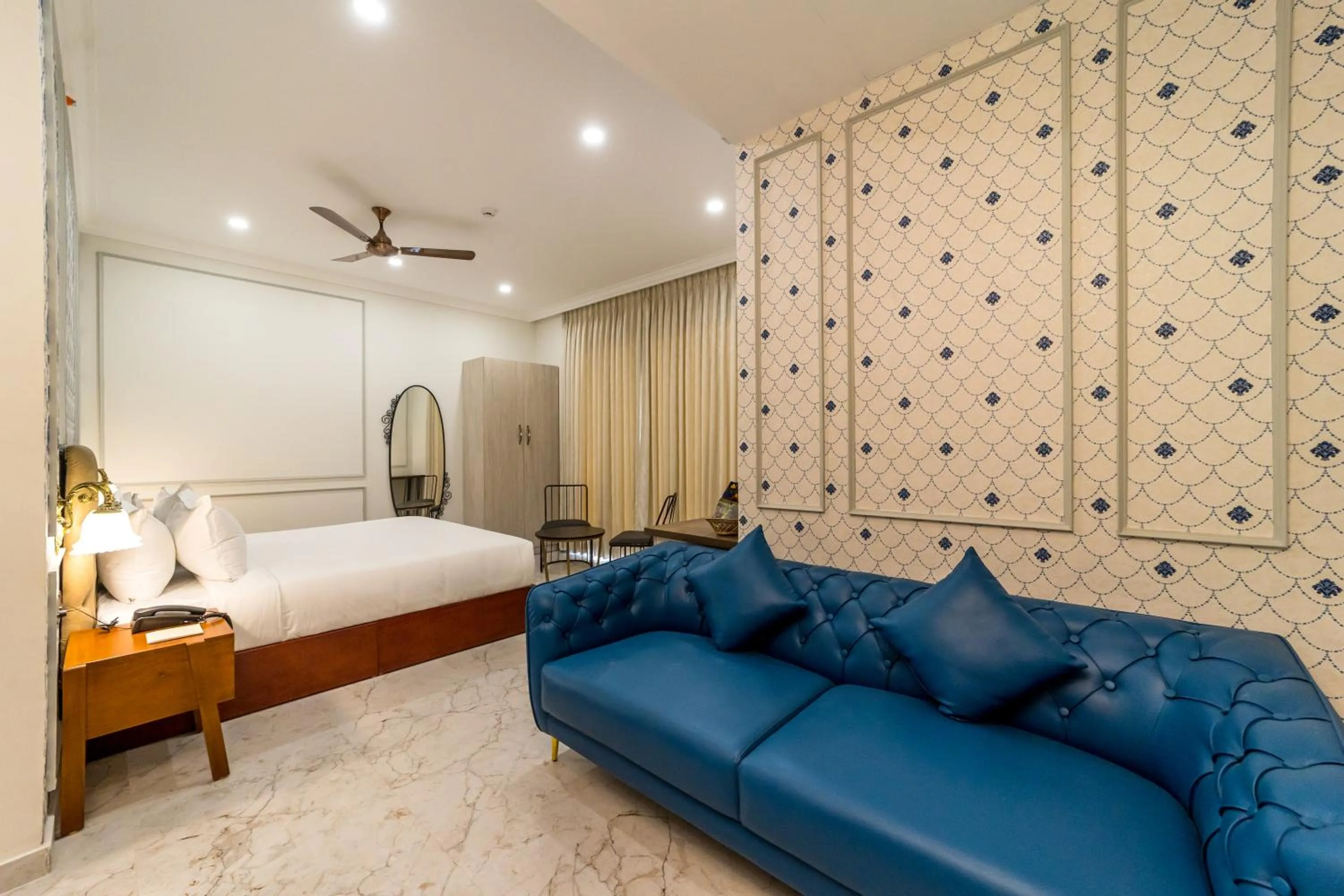 Bed in De Fleur Hotel