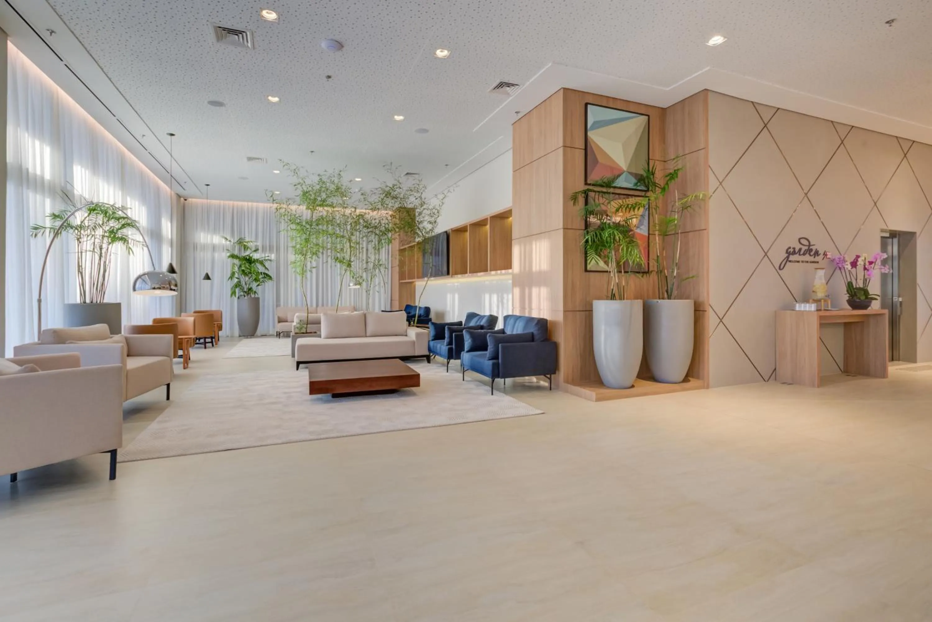 Lobby or reception in Hilton Garden Inn São José do Rio Preto