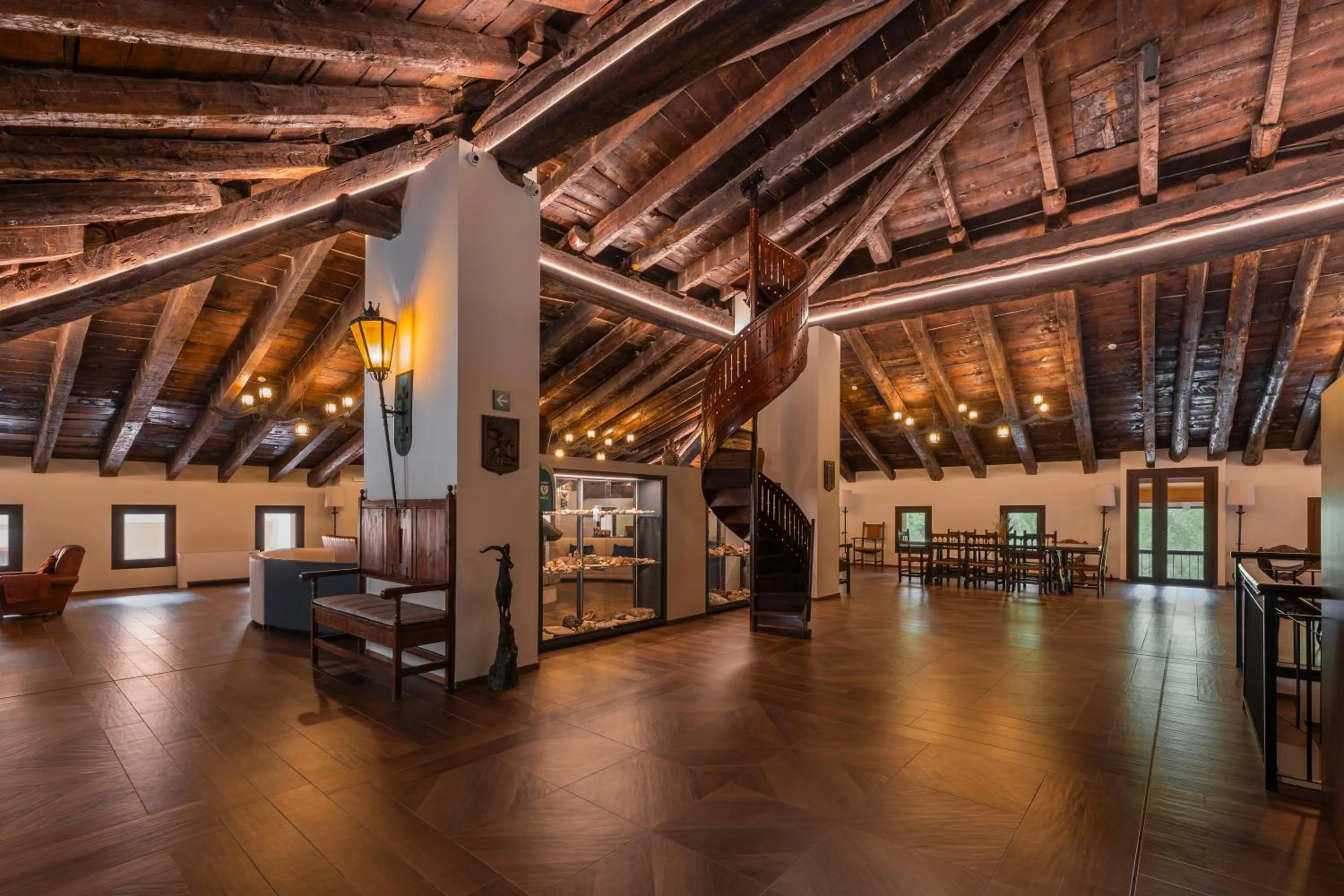 Lobby or reception in Hotel de La Trucha