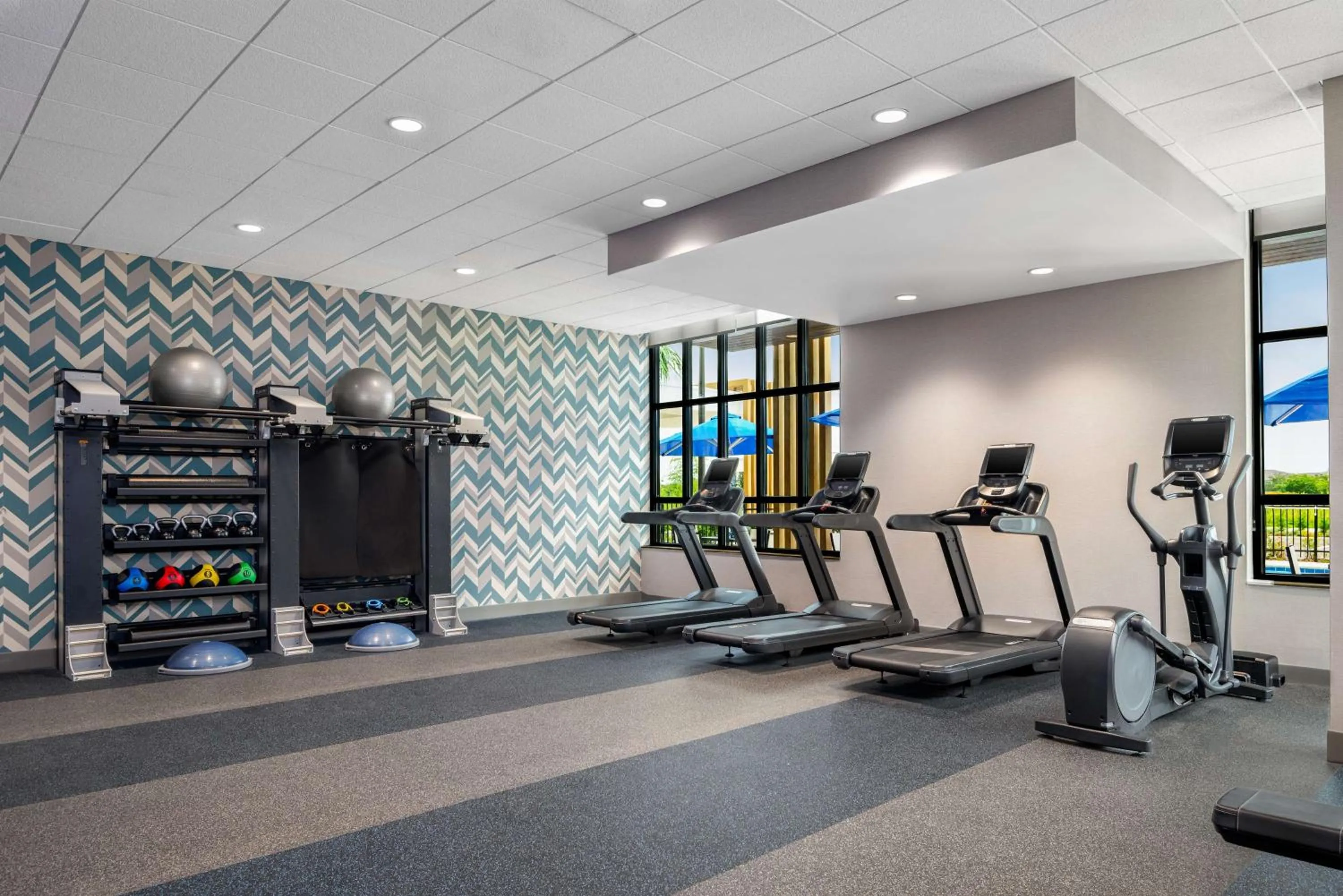 Fitness centre/facilities in Hilton Garden Inn Orlando I-4 Millenia Blvd Mall