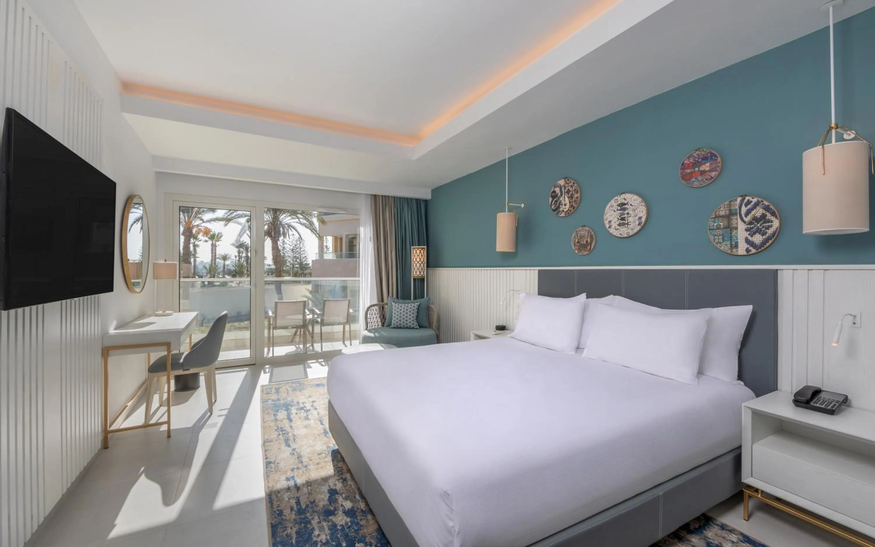 Bed in Hilton Skanes Monastir Beach Resort