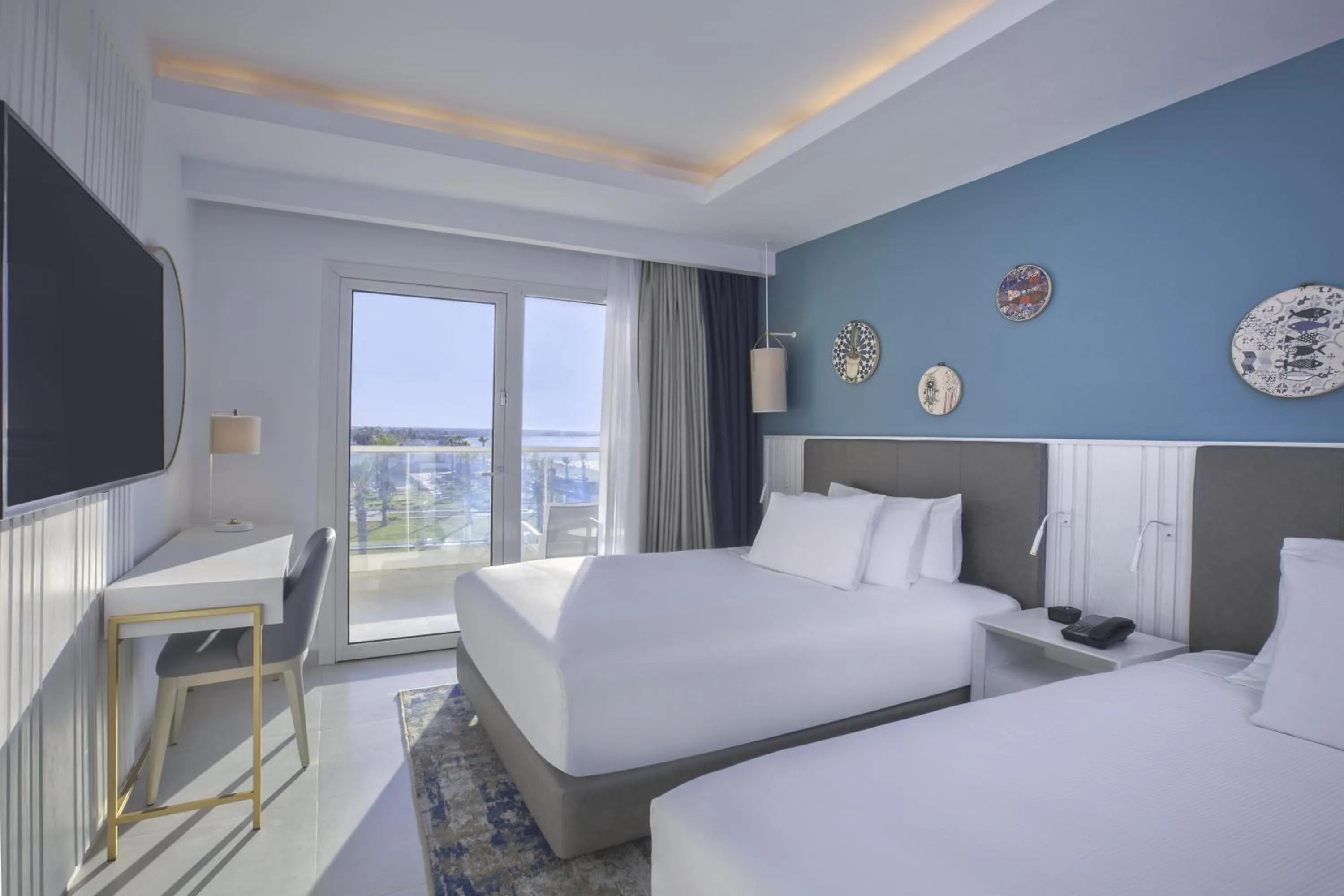 Bed in Hilton Skanes Monastir Beach Resort
