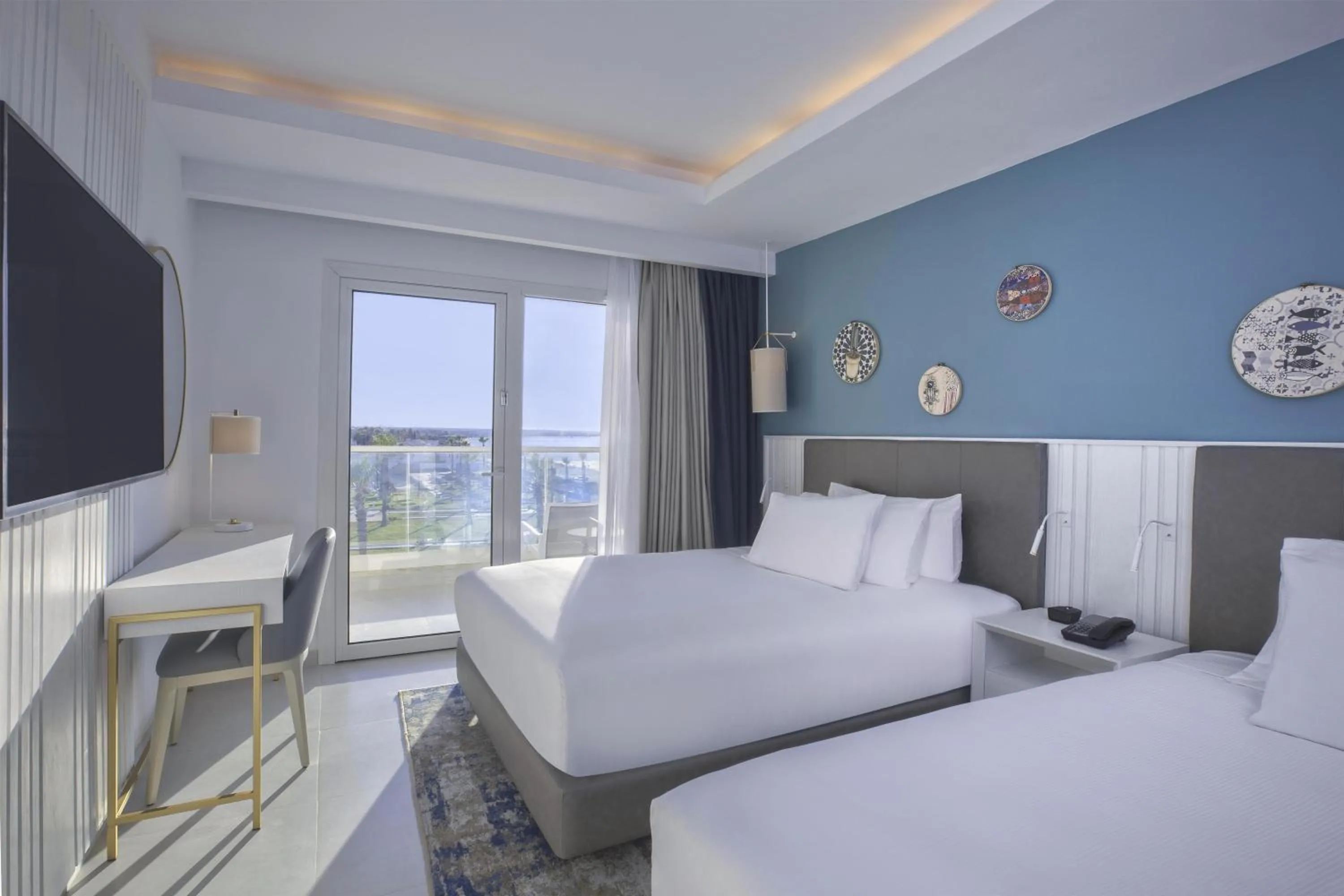 Bed in Hilton Skanes Monastir Beach Resort