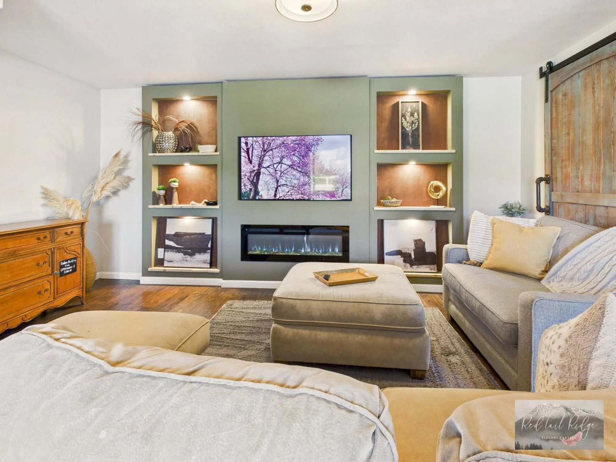 Beautiful Country Apartment, AC, Pickleball, Billiards, Playground, Gardens