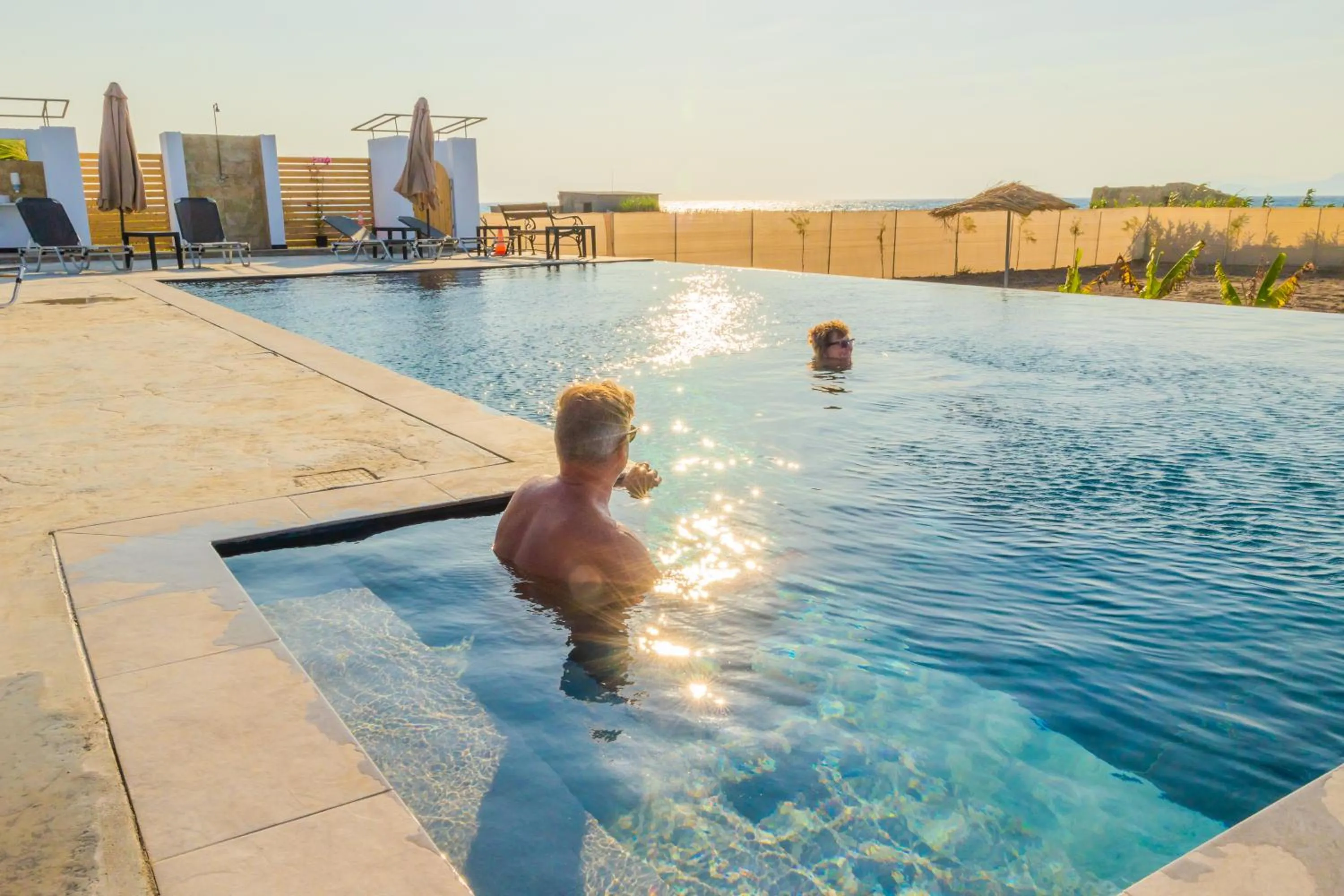 group of guests in Viva Tourismo Resort (naturist club)