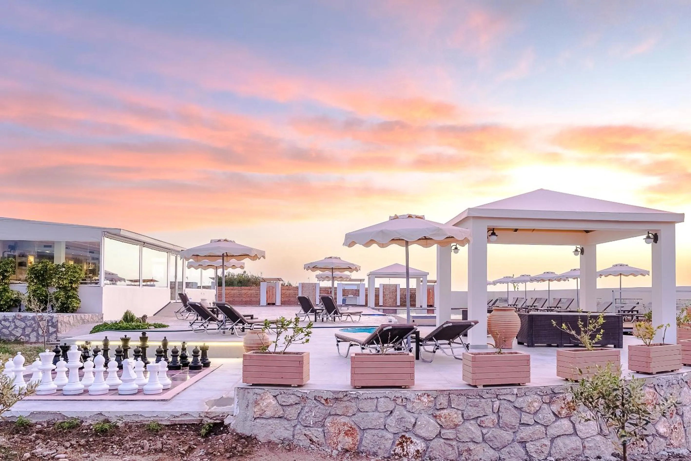 Patio in Viva Tourismo Resort (naturist club)