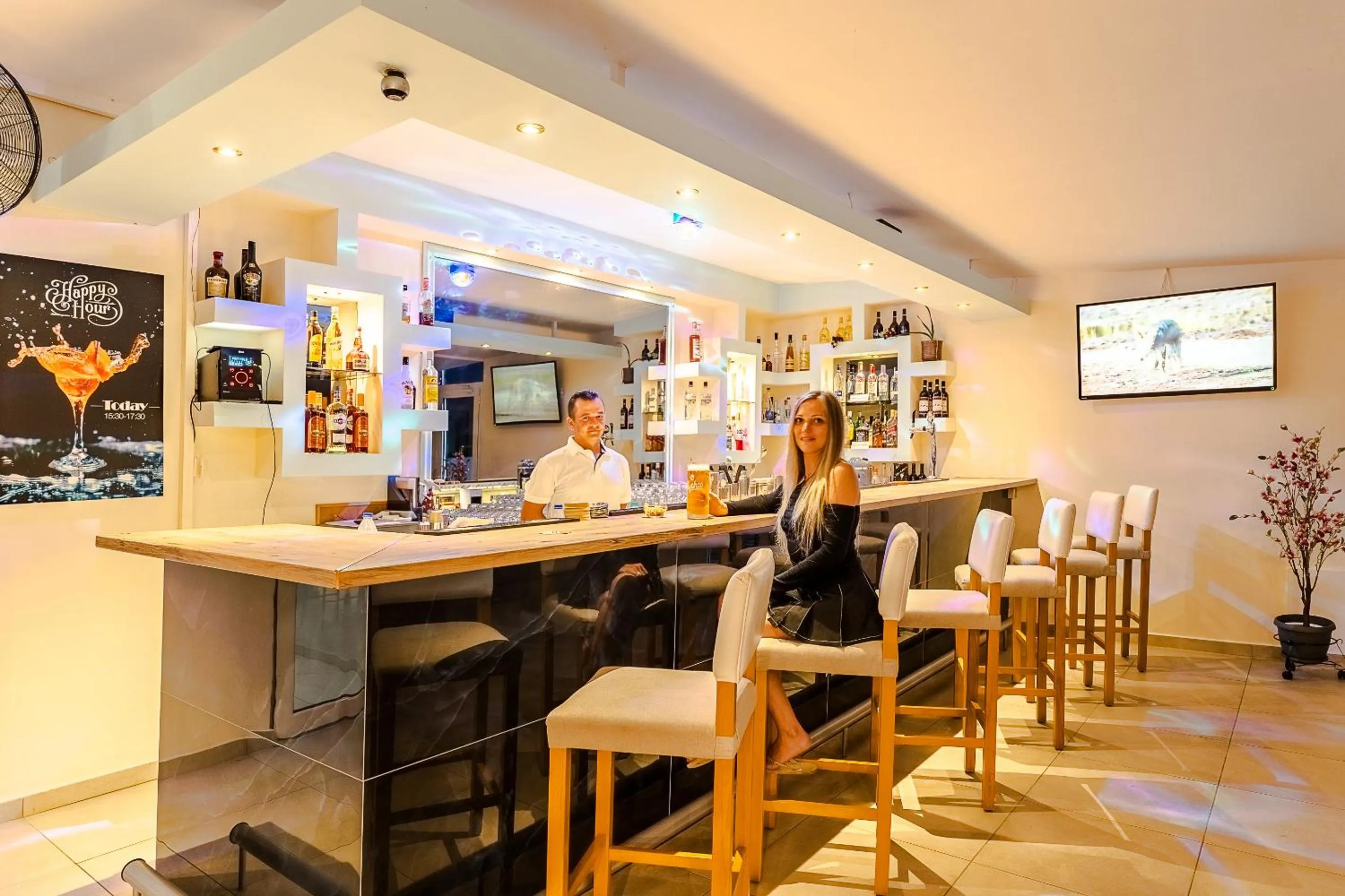 Drinks in Viva Tourismo Resort (naturist club)