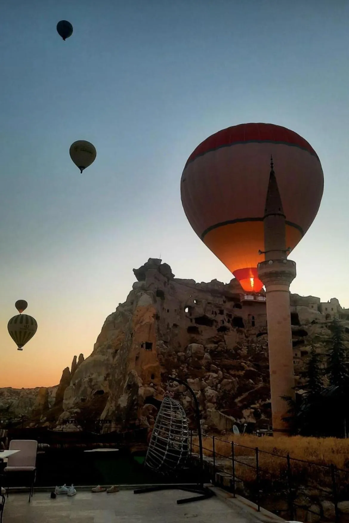 Natural landscape in Atax Cave House