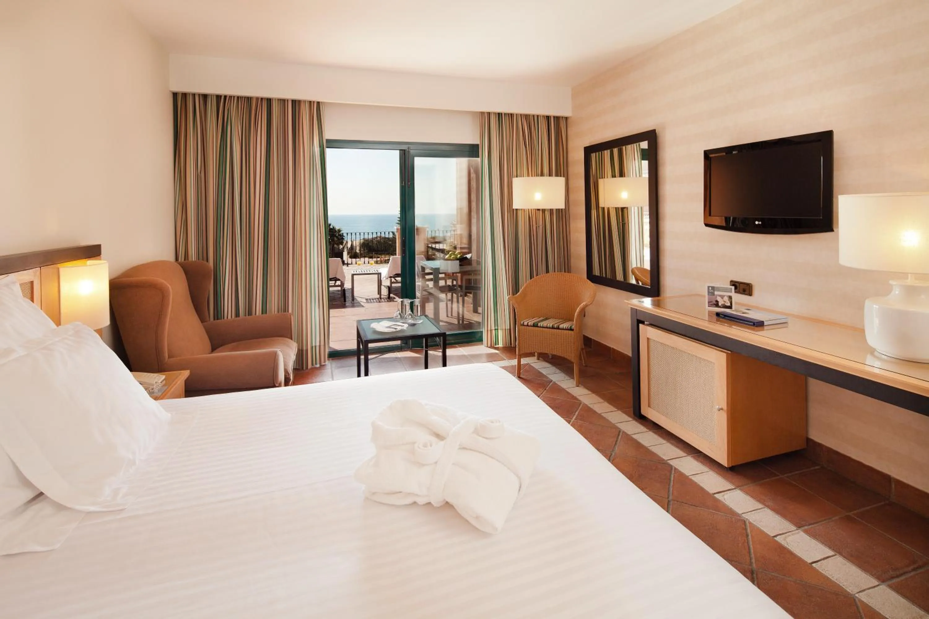 Decorative detail, Bed in Barceló Punta Umbría Mar