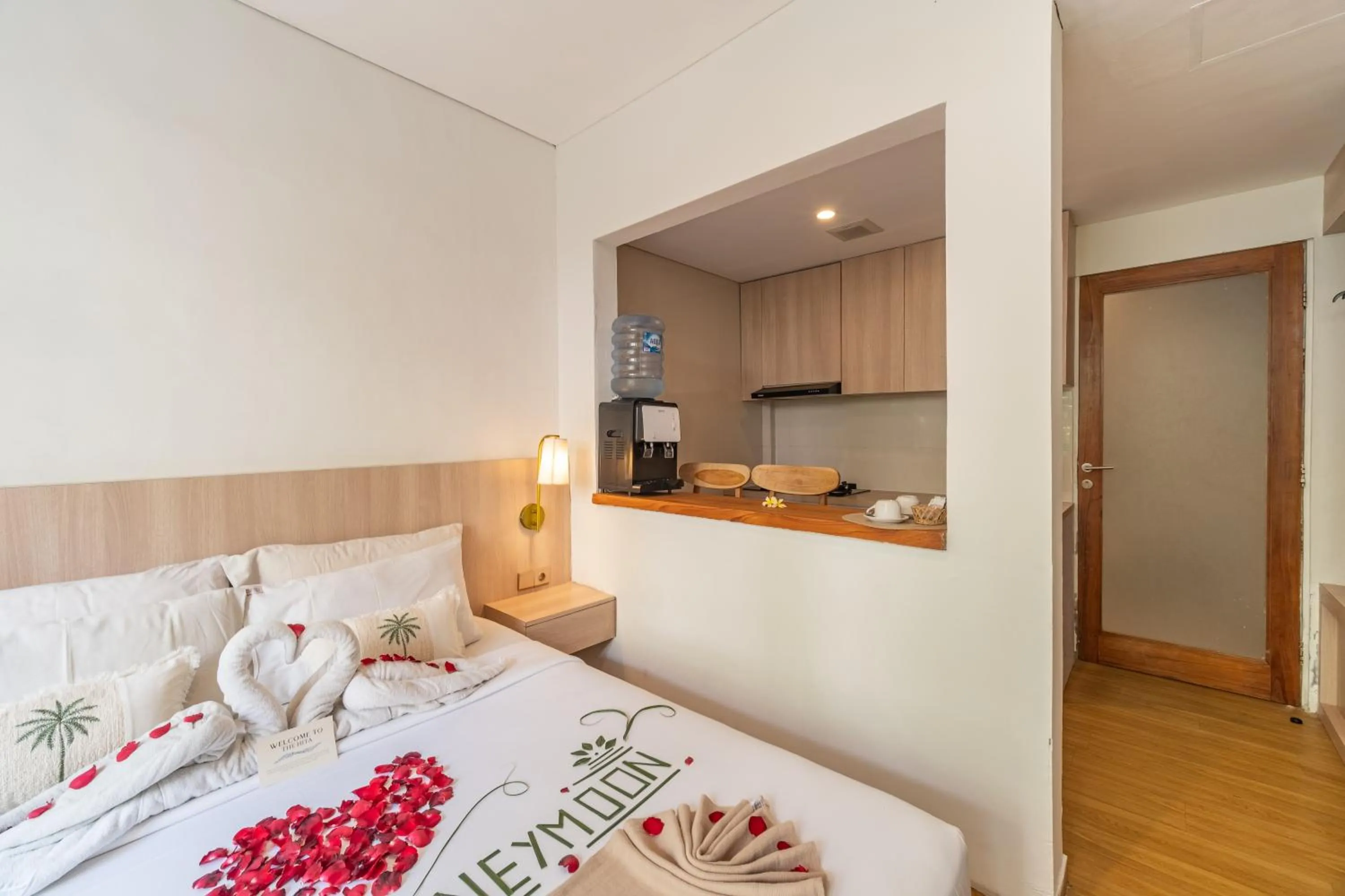 Bed in The Hita Apartement