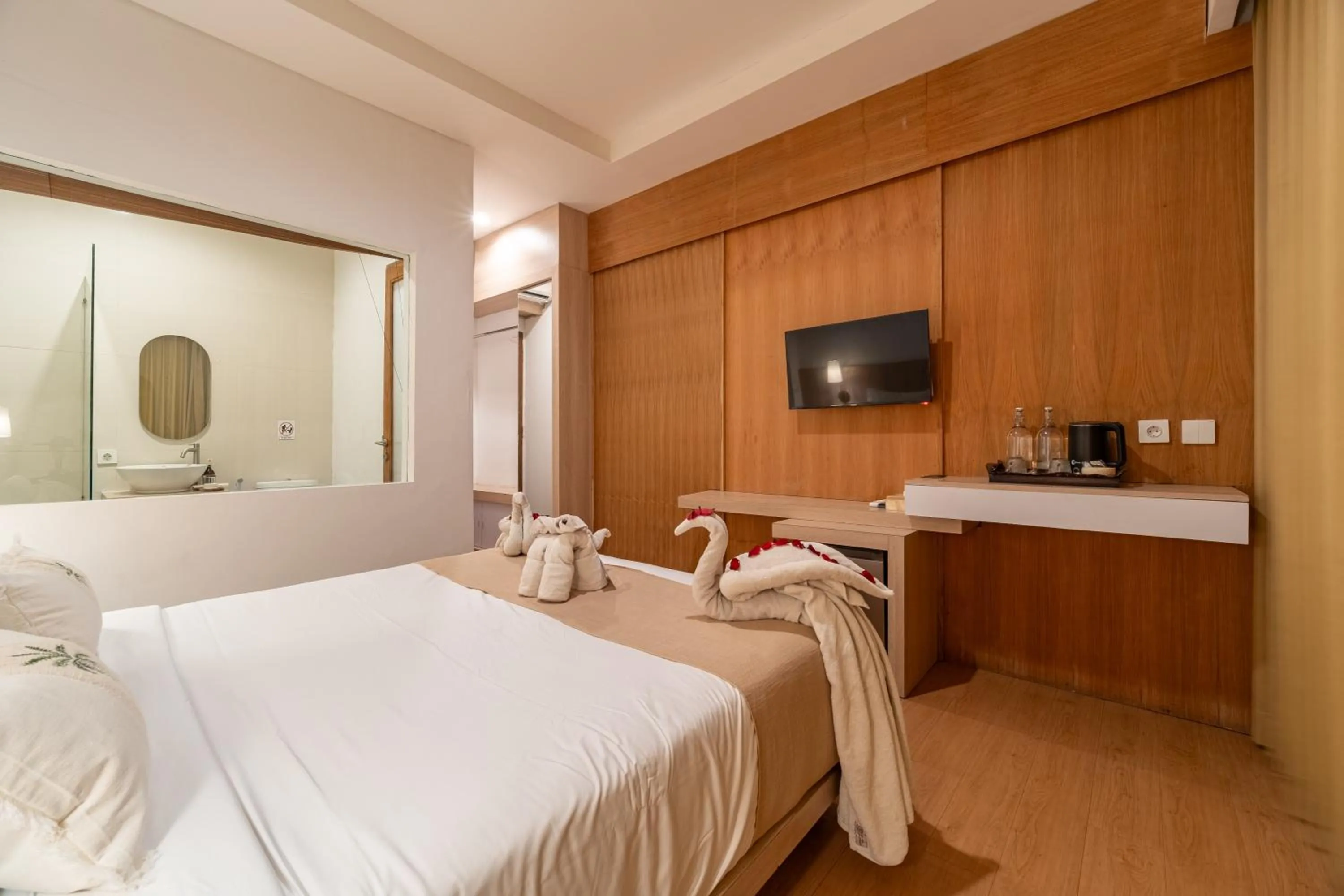 Bed in The Hita Apartement