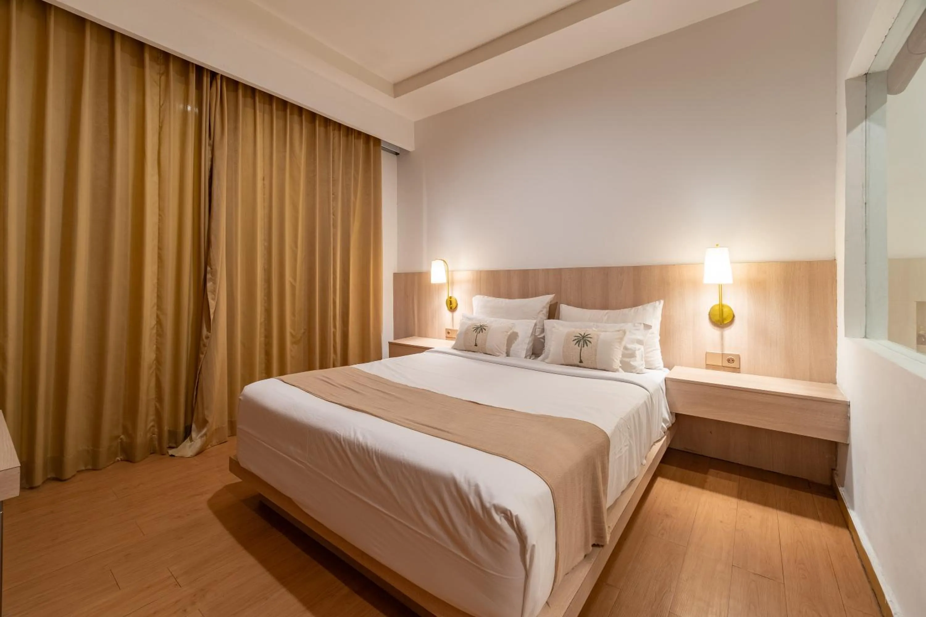 Bedroom, Bed in The Hita Apartement