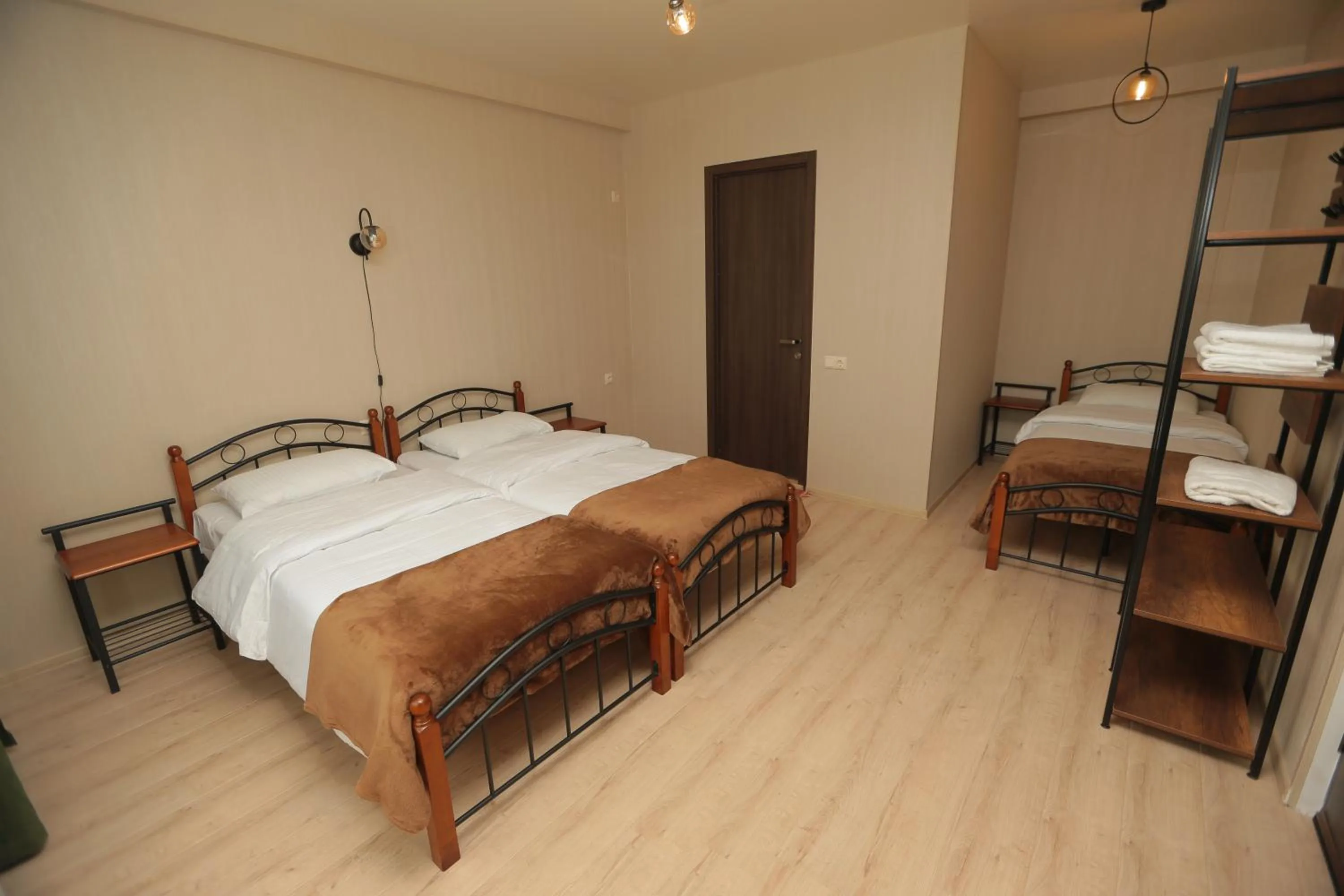 Bed in CHOGO Hotel Kutaisi