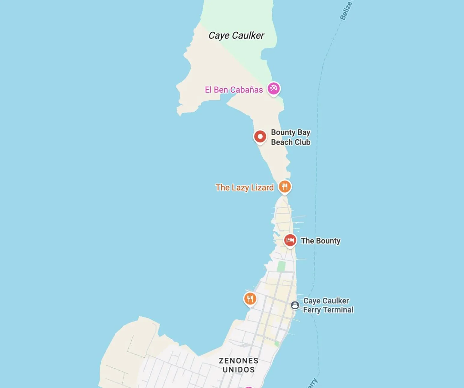 Location in The Bounty