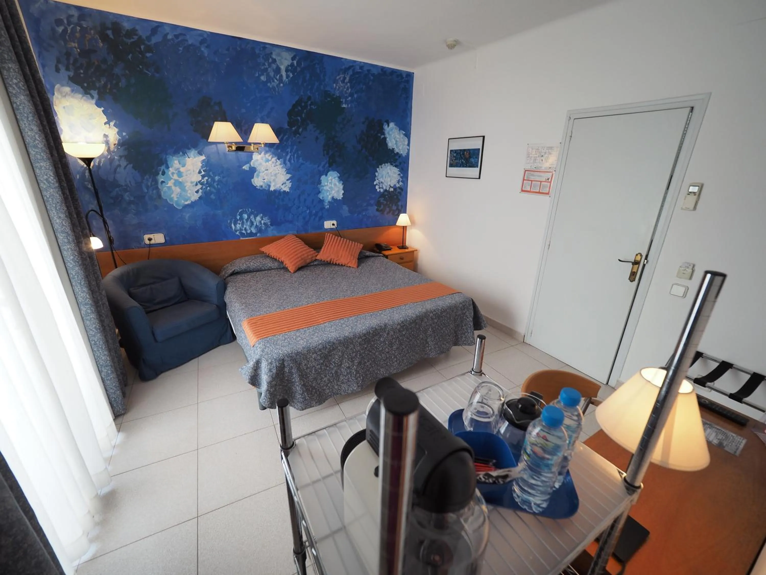 Decorative detail, Bed in Hotel Montserrat