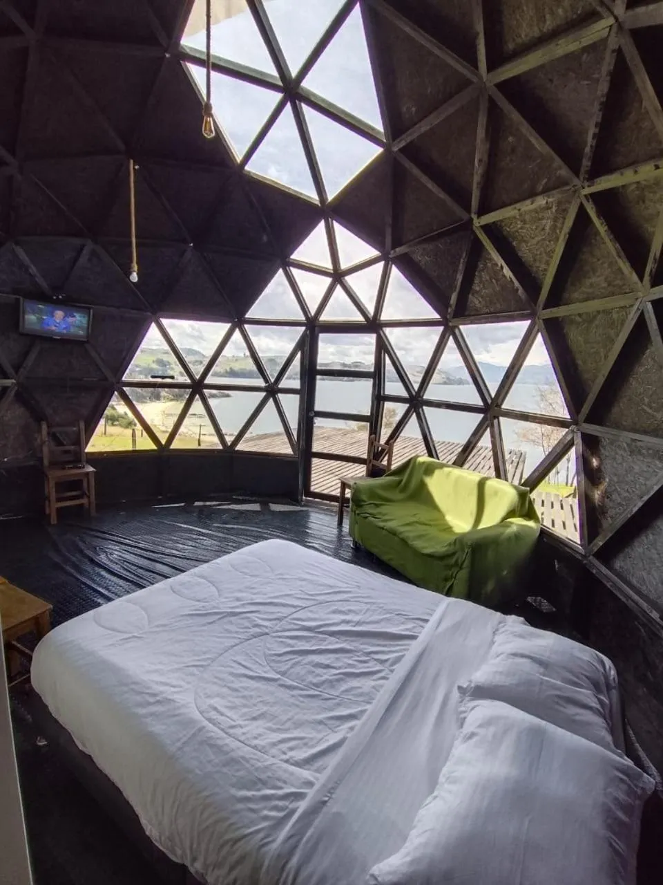 Bed in HOTEL TOTA ELISEO PLAYA BLANCA LAGO DE TOTA