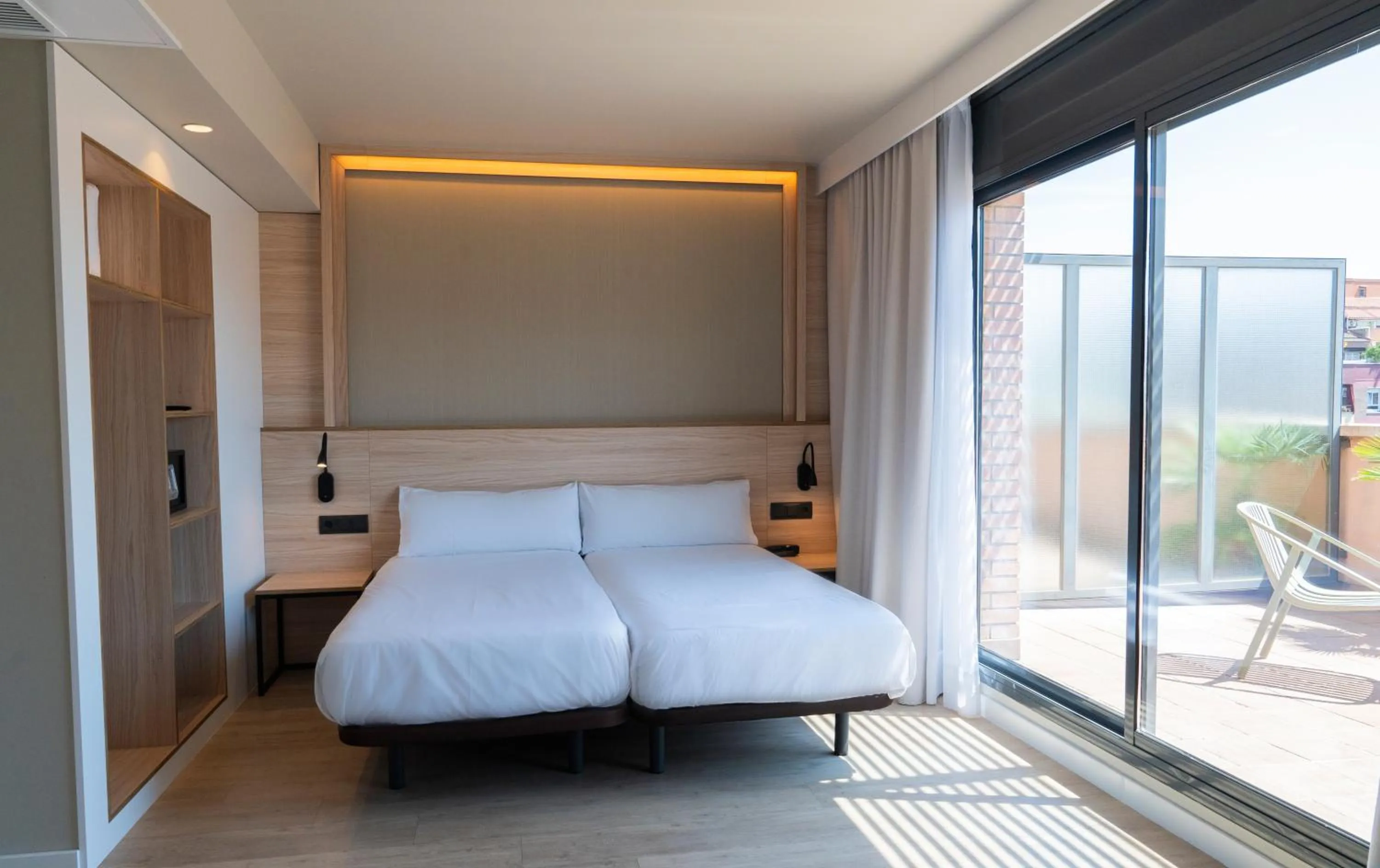 Bed in Hotel Sant Pau