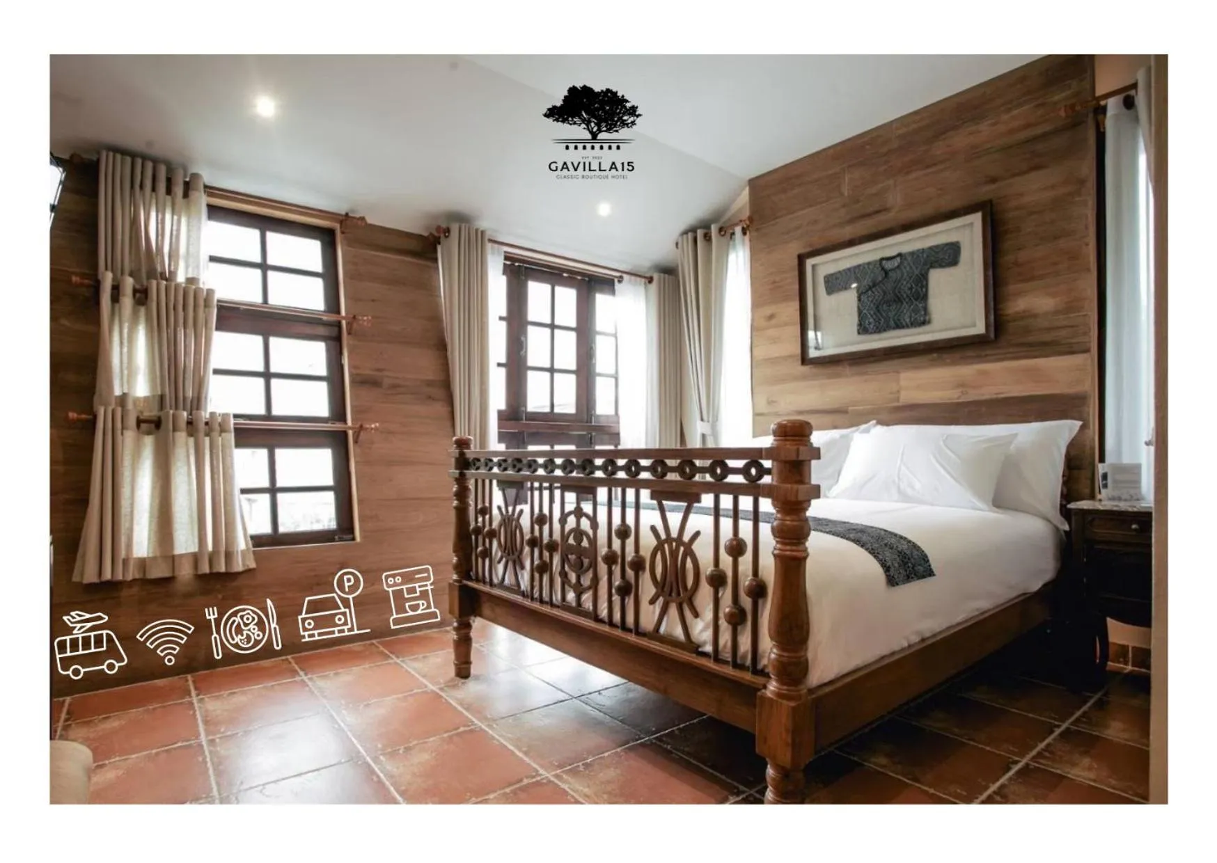 Bed in Gavill15 Classic Boutique House