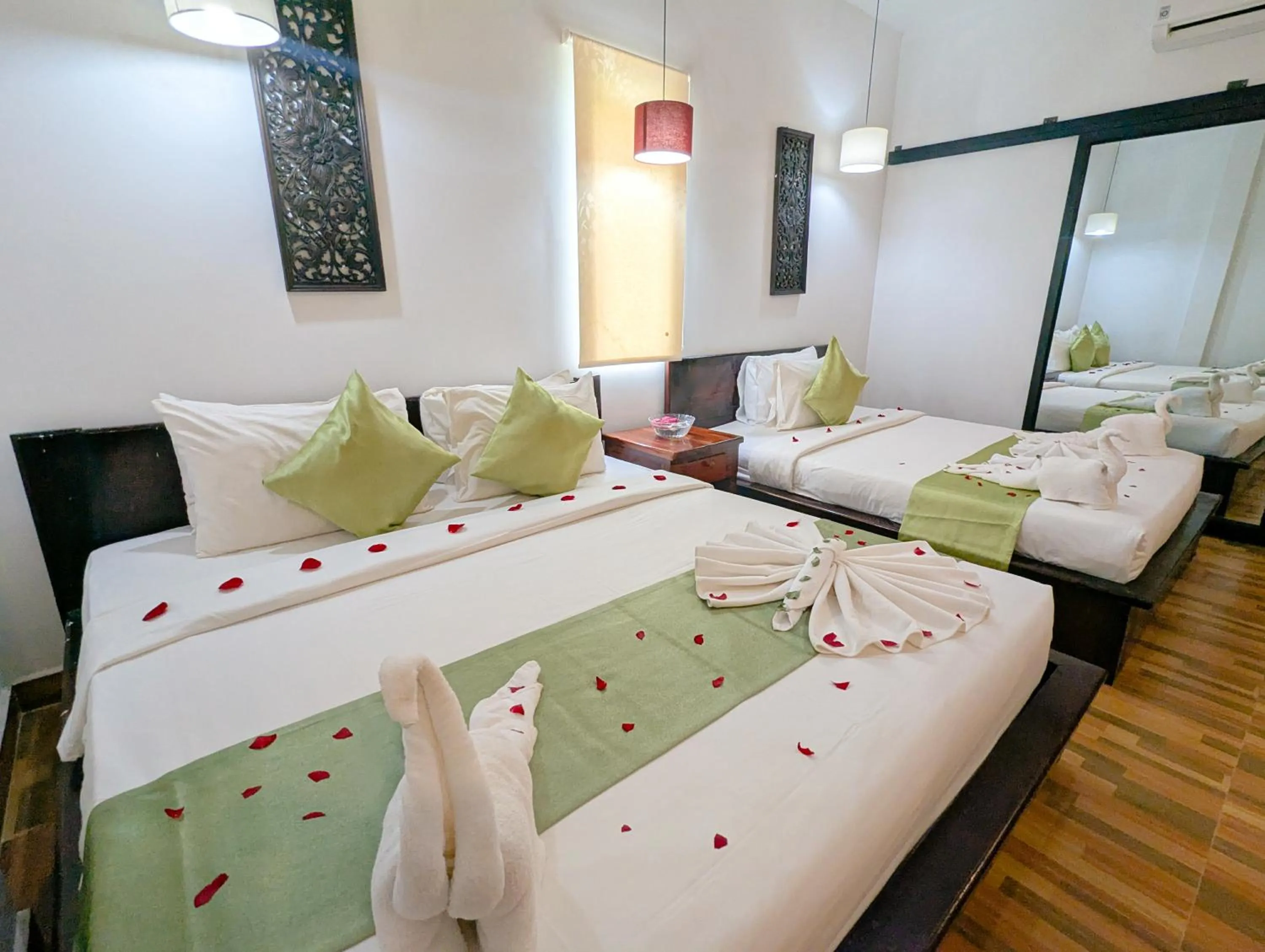 Bed in Nina Angkor Residence